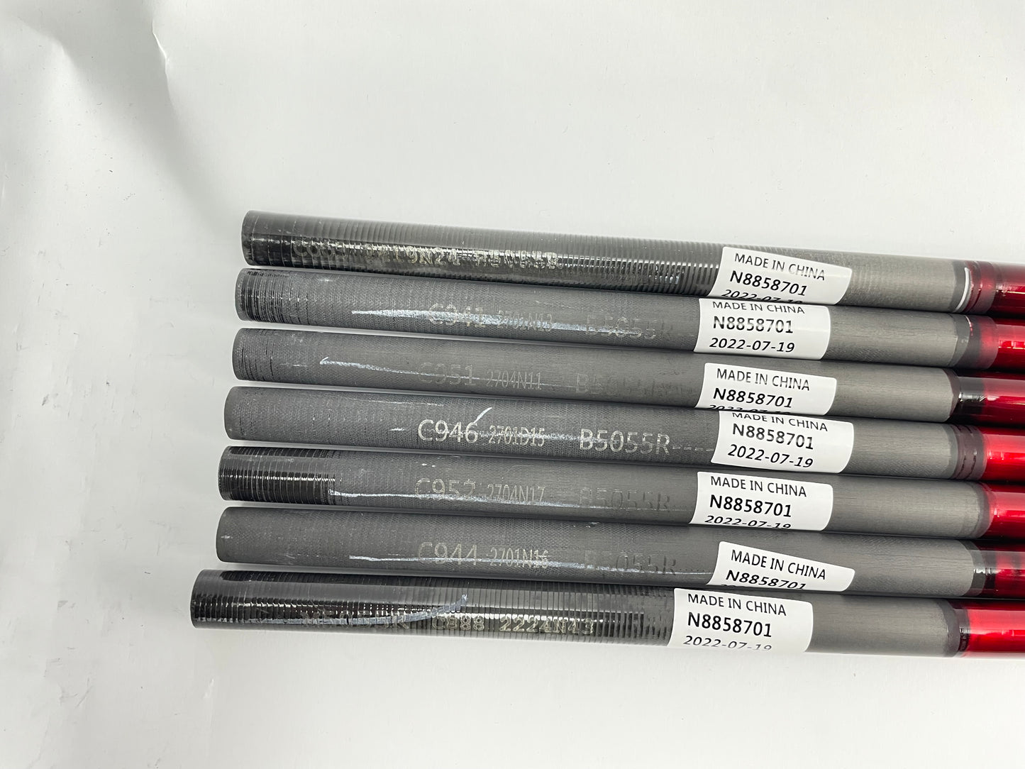 Fujikura Ventus Red HB Iron Shaft Set (7) 6R Regular Graphite 41.5 /0.370 /New