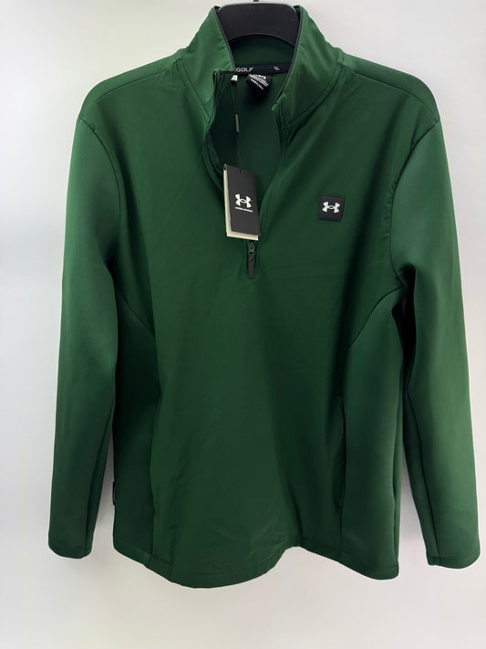 Under Armour Drive Pro Pullover Storm Hybrid 1/2 Zip UK Large /Green /New /24973