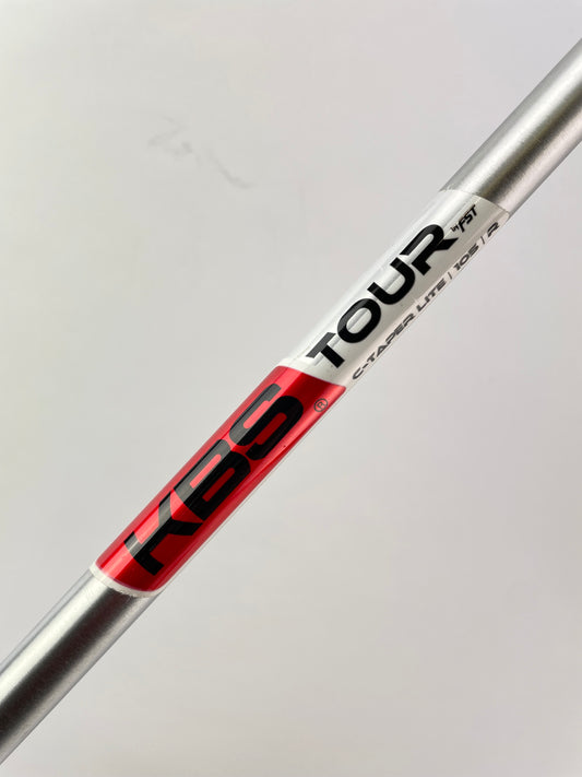 KBS Tour C-Taper Iron Shaft 105 Regular Flex Steel 35.25” /0.355 Tapered /23214