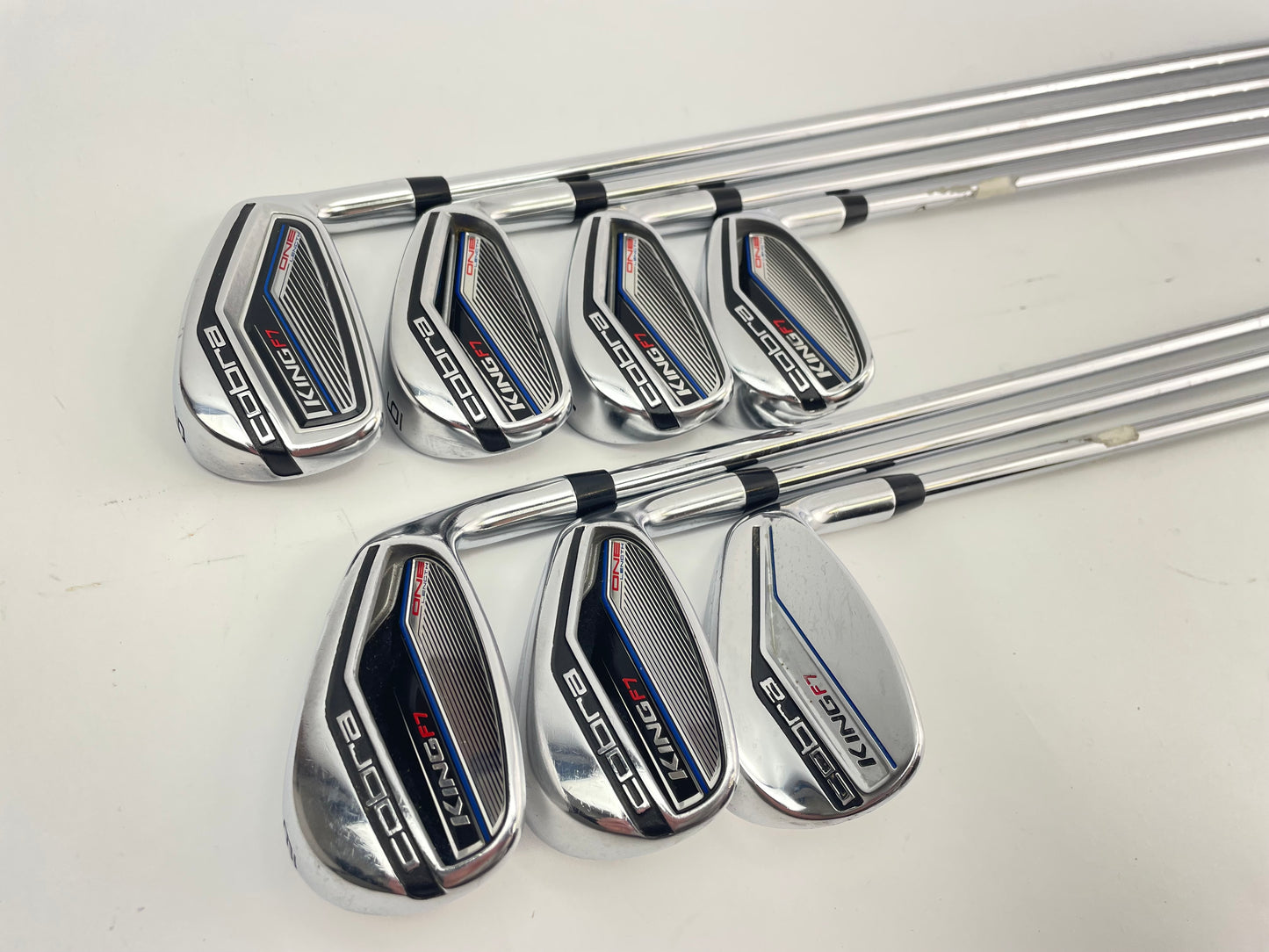 King Cobra F7 One Length Irons 5-PW+GW Regular Flex Steel /Right /Lamkin /26816