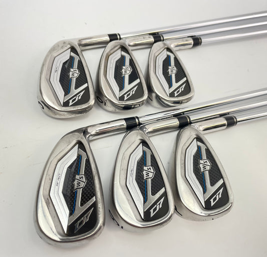 Wilson Staff D7 Iron Set KBS Tour 80 Uniflex Steel /Right Handed /Lamkin /26981
