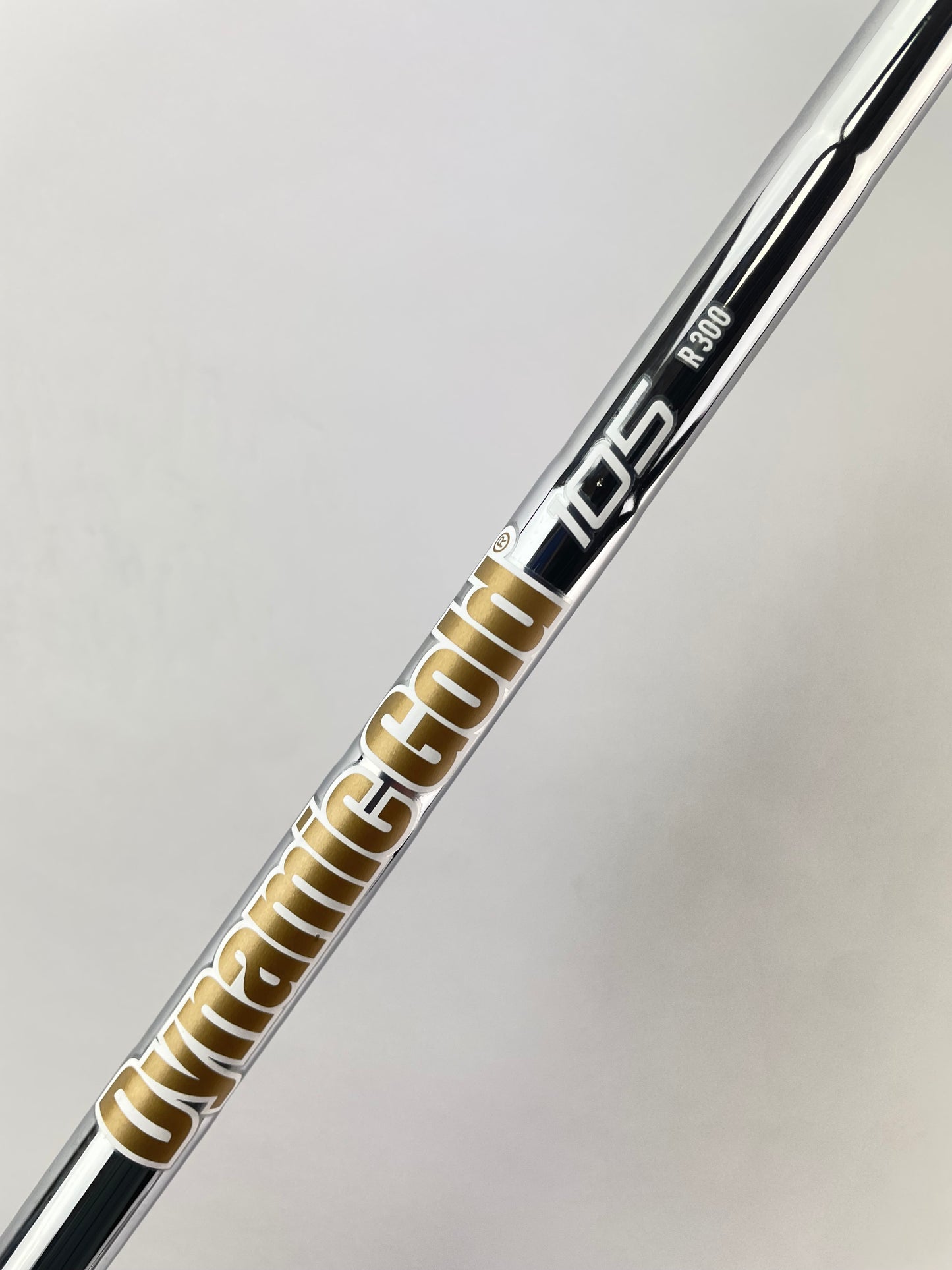 Dynamic Gold 105 Iron Shaft R300 Regular Flex Steel 36” /0.355 Tapered /24517