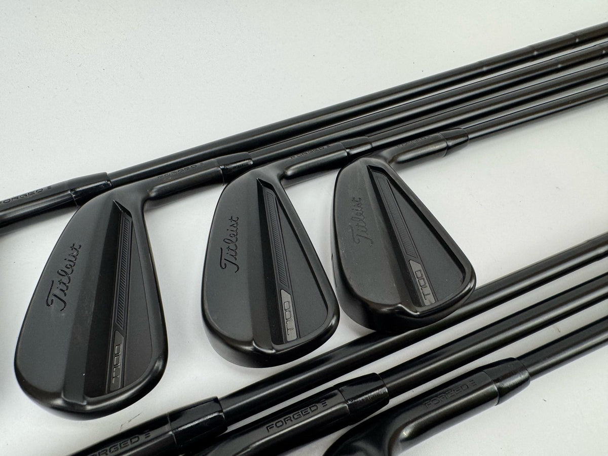 Titleist T100 Irons Limited Edition 4-PW AMT Tour White S300 Stiff Flex/380733