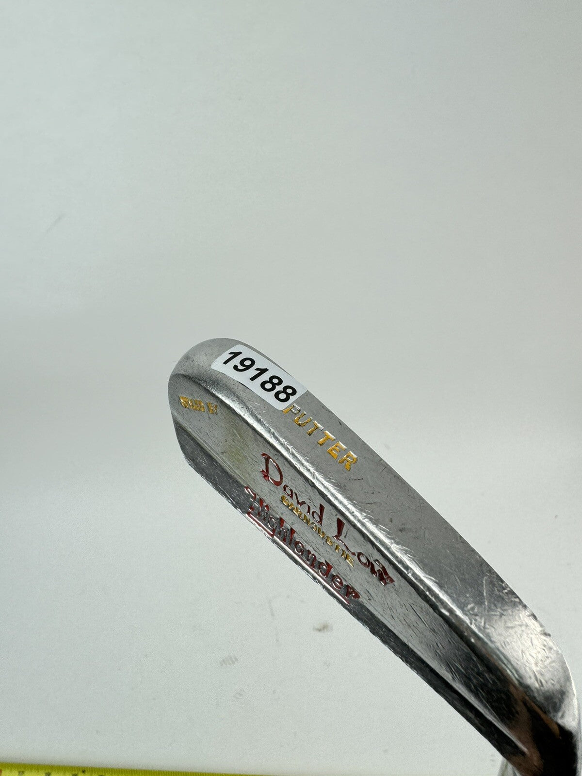 David Low Carnoustie Putter Highlander 34.5” Heel Shafted Balde /New Grip /1918819