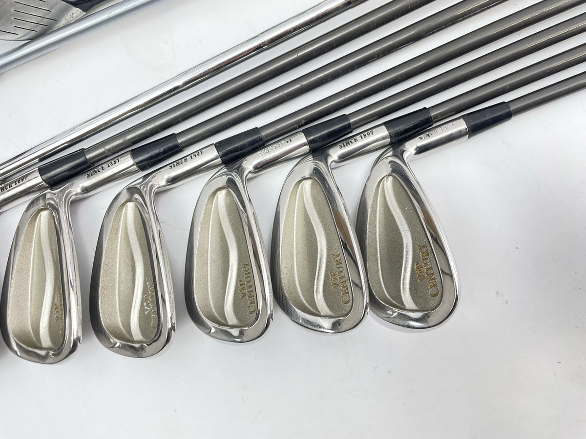 Mens Golf Package Set 12 Clubs Regular Flex Graphite /Right /New Grips /271525