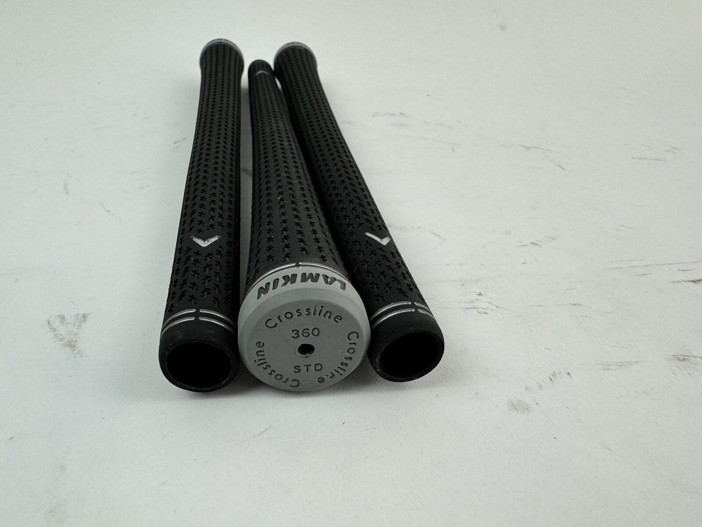Lamkin Crossline Callaway Golf Grips (3) Grey/Black /Pulled /345033