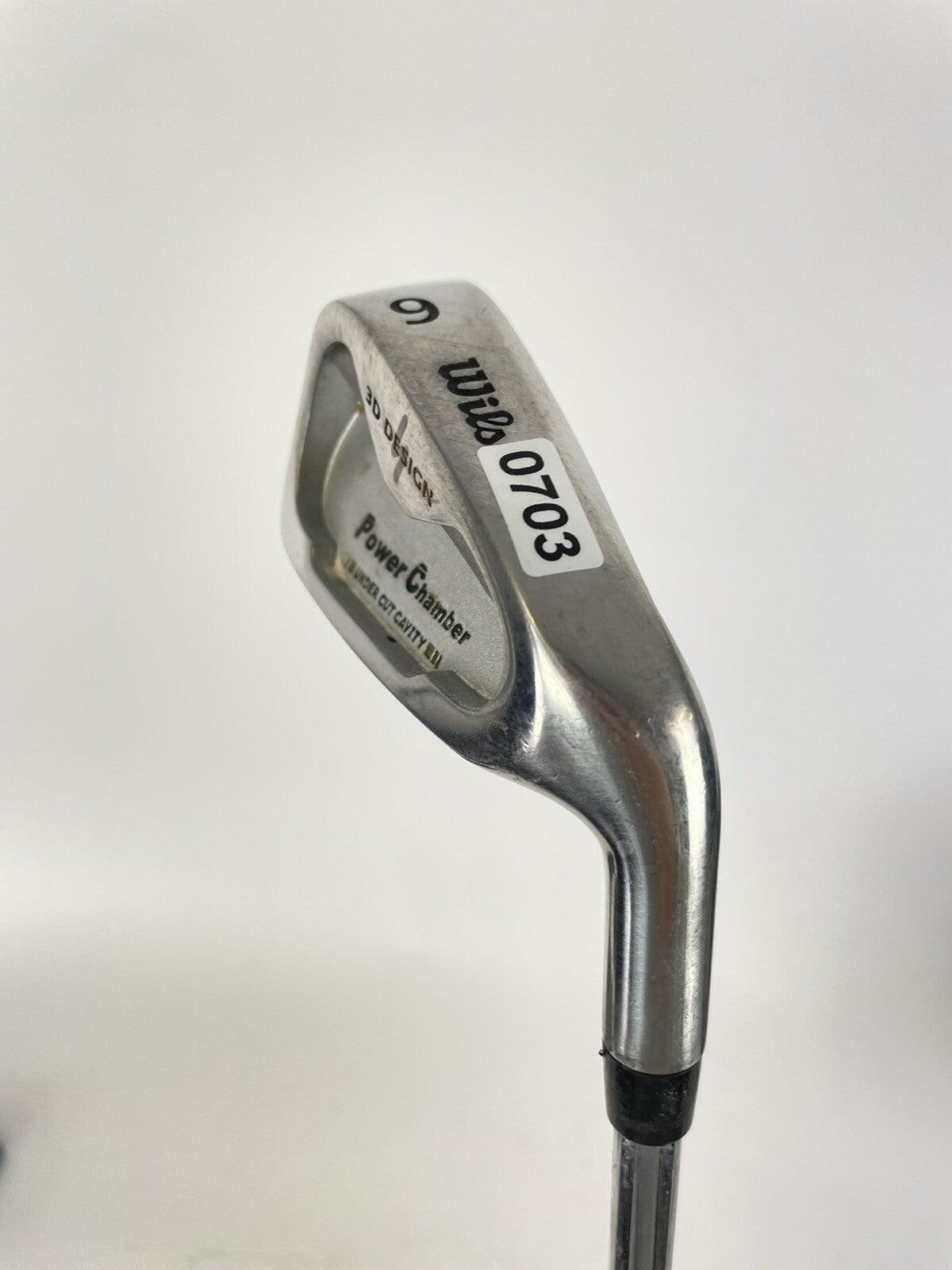 Wilson Power Chamber Undercut Cavity 6 Iron Regular Steel /New Grip /07038