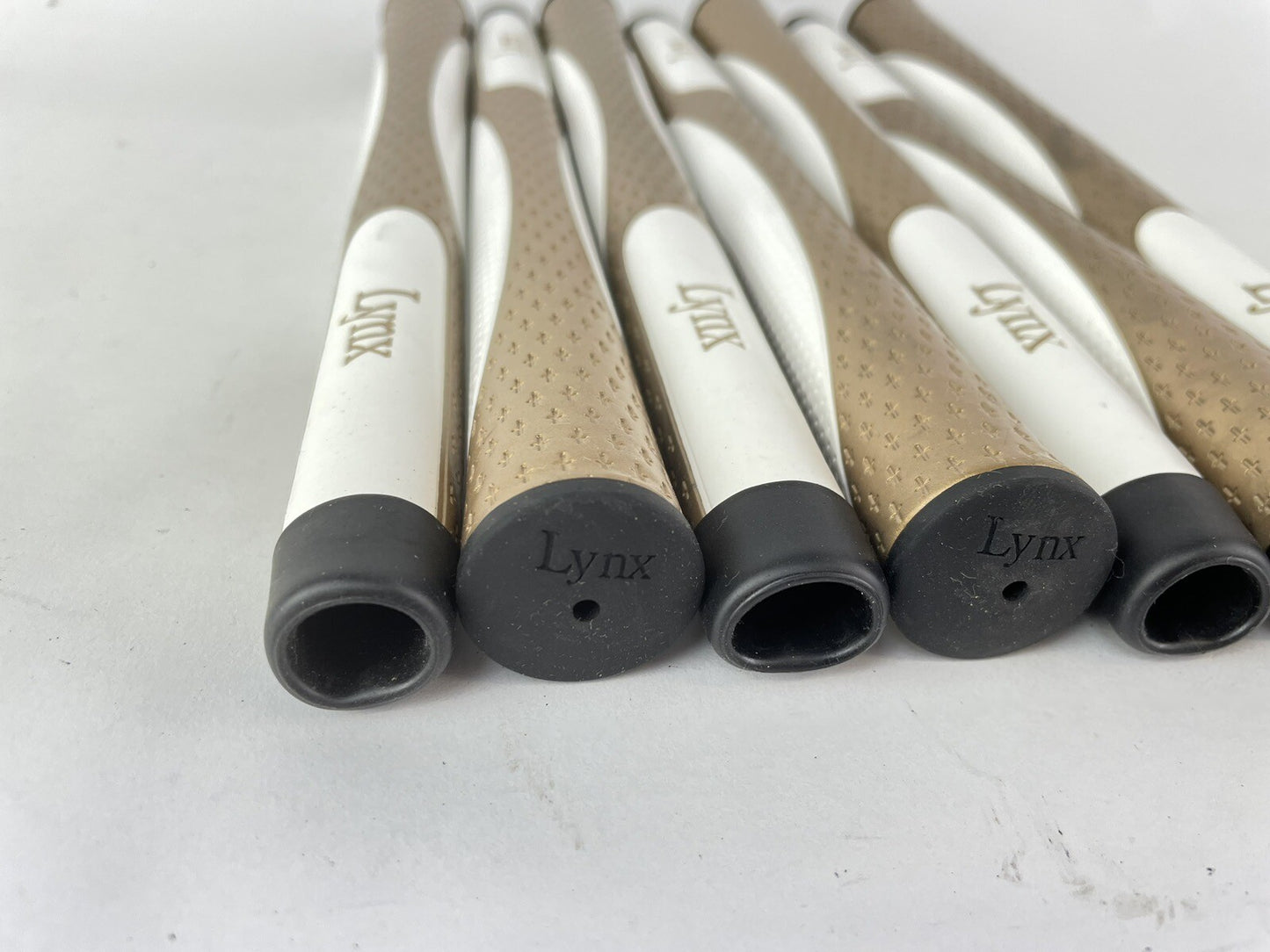 Lynx Golf Grips (10) Ladies Standard /Gold/White /Soft Winn Style /Brand New6