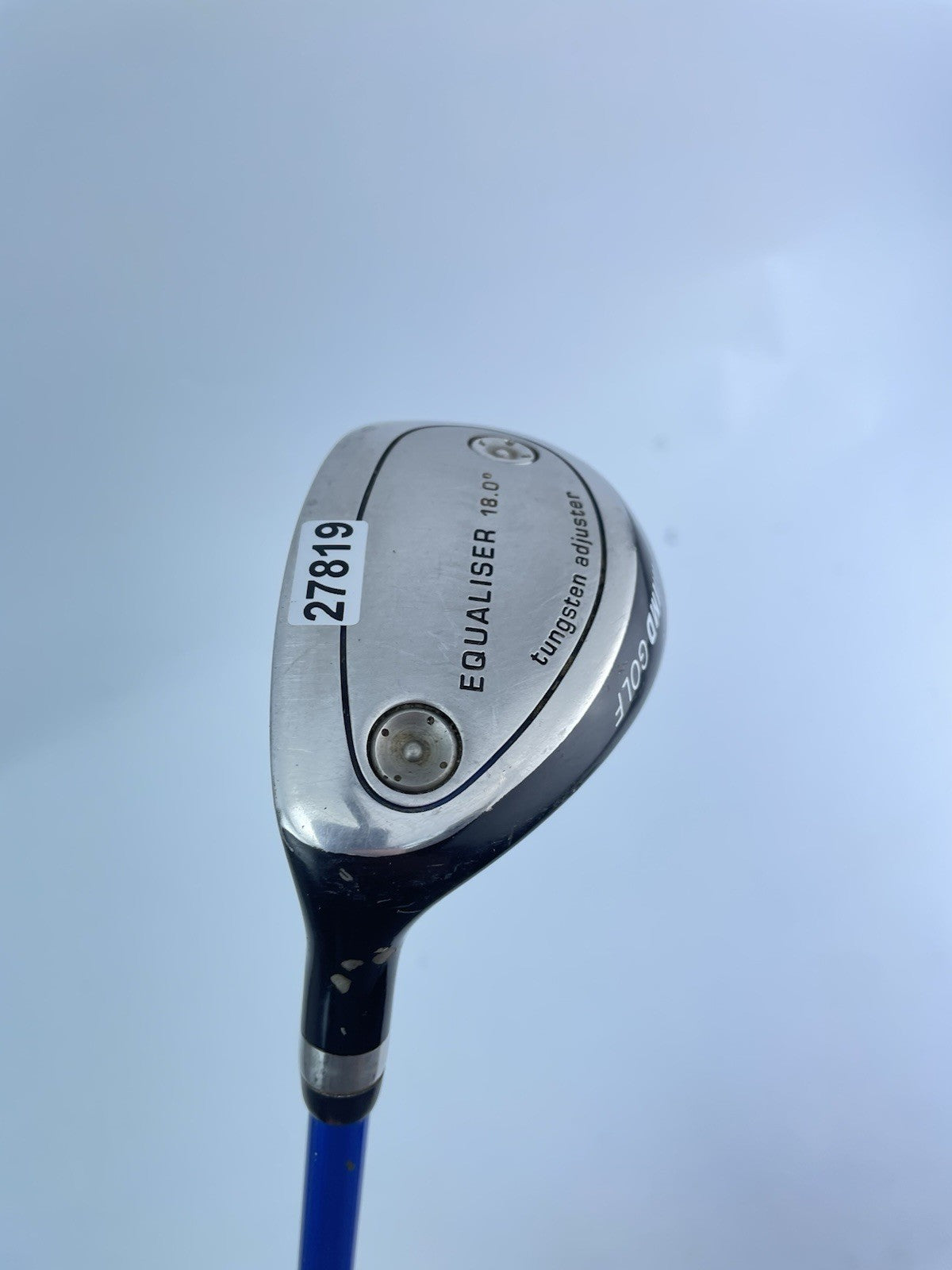 MD Golf Hybrid 18* Left Handed Equaliser Stiff Flex Graphite /New Grip /2781917