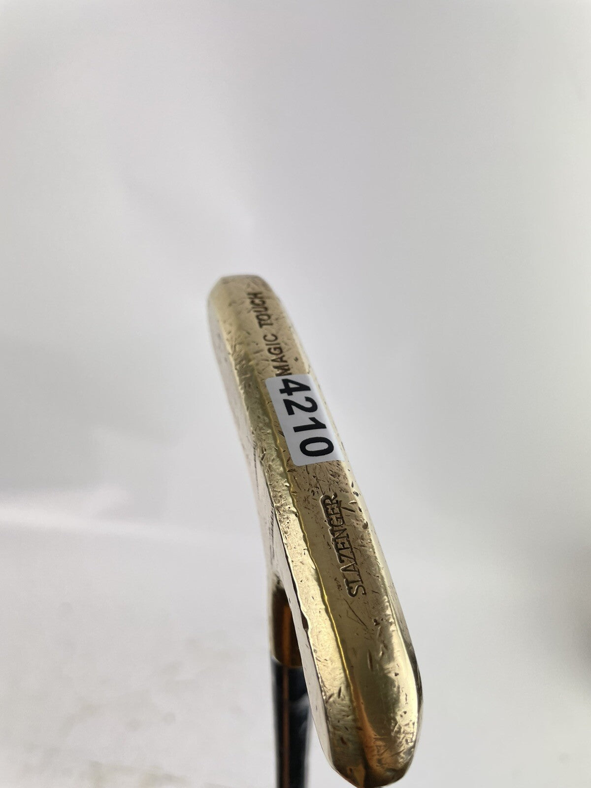 Slazenger Golf Brass Putter Blade “Magic Touch” 35.5” Two Way /New Grip /421011