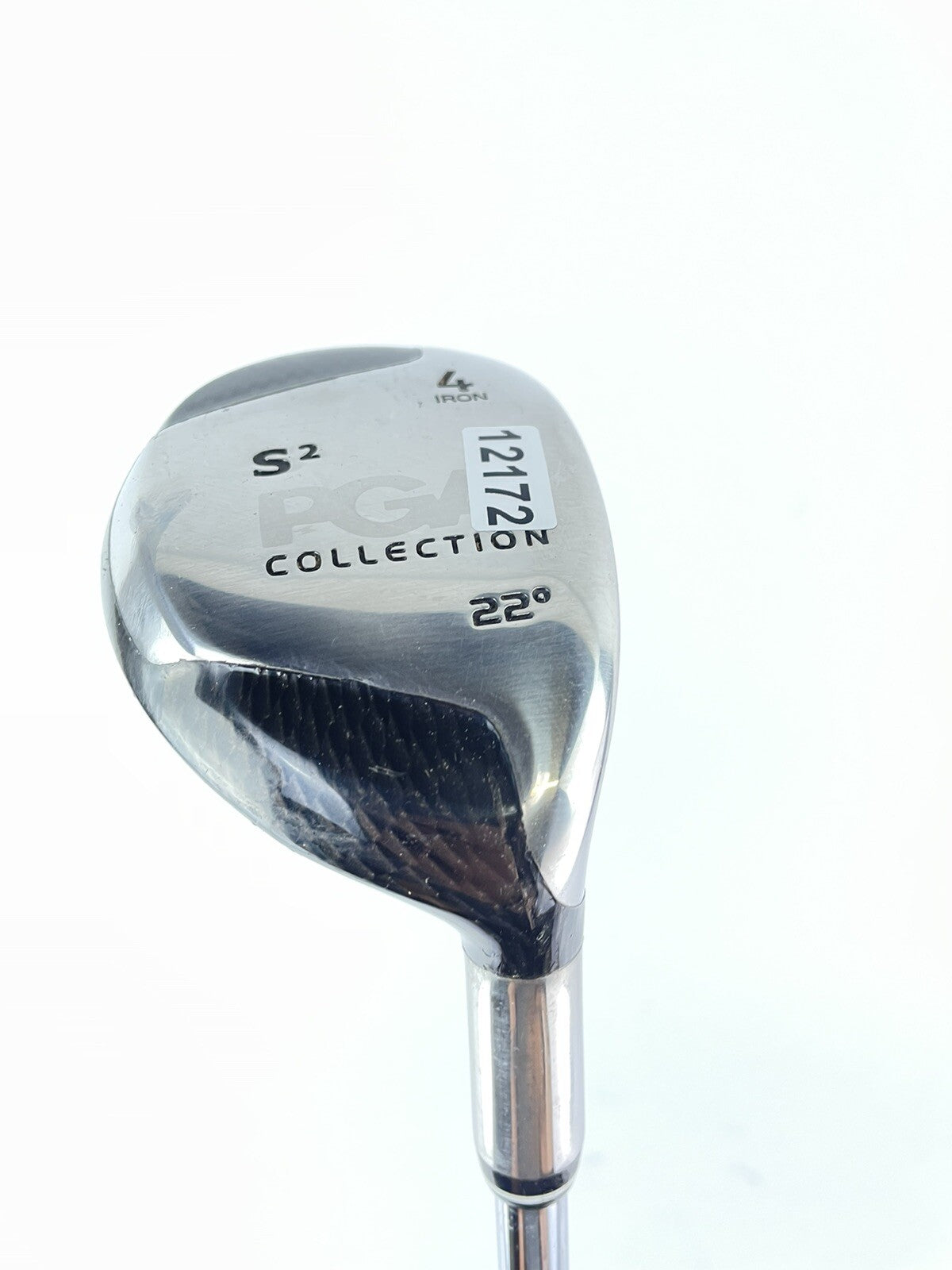 PGA Golf 4 Hybrid 22* Carbon Crown Regular Steel /Right Handed /New Grip /1217215