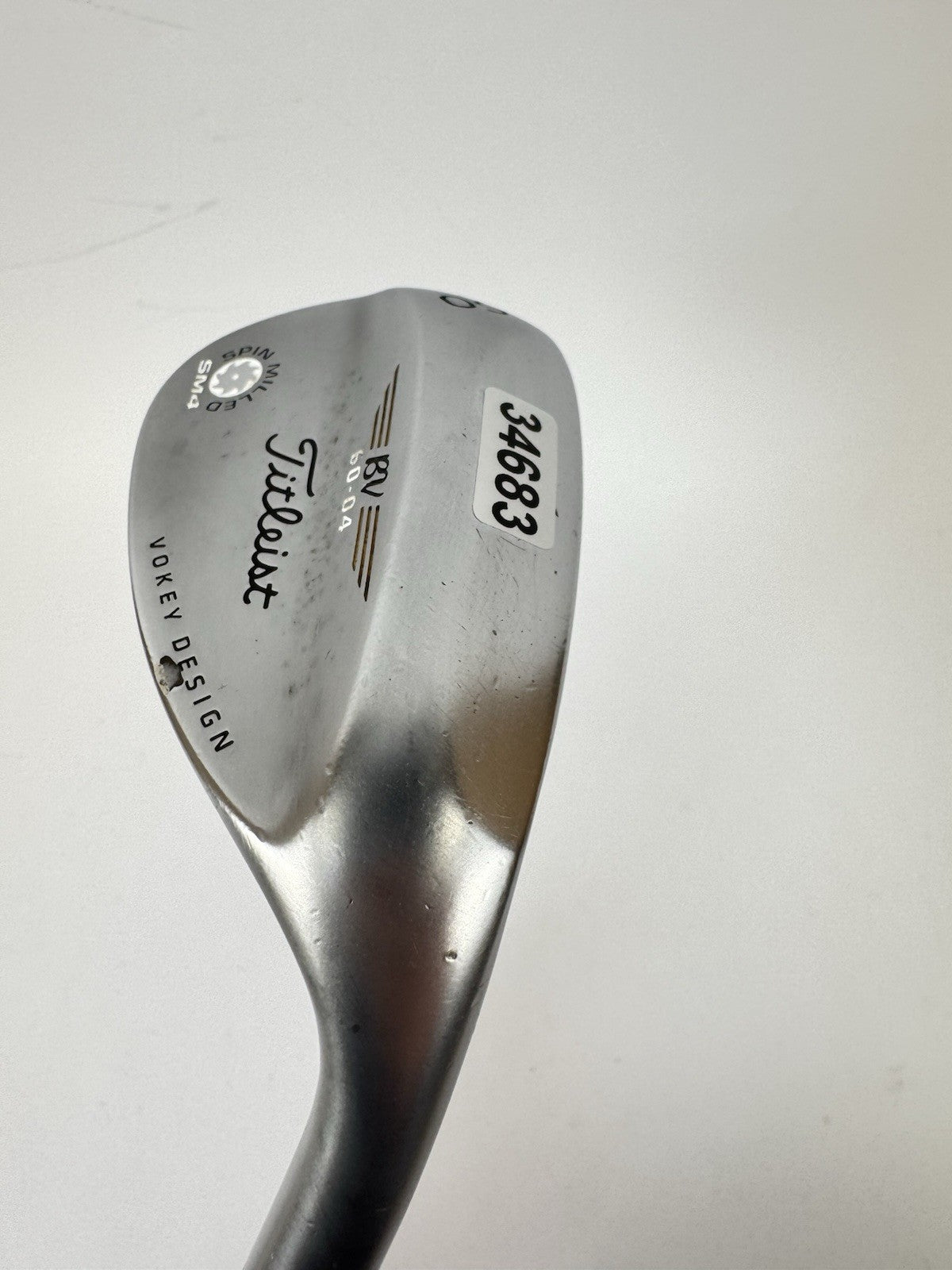 Titleist Vokey Lob Wedge 60* SM4 S300 Stiff Steel /Right Handed /New Grip /3468319