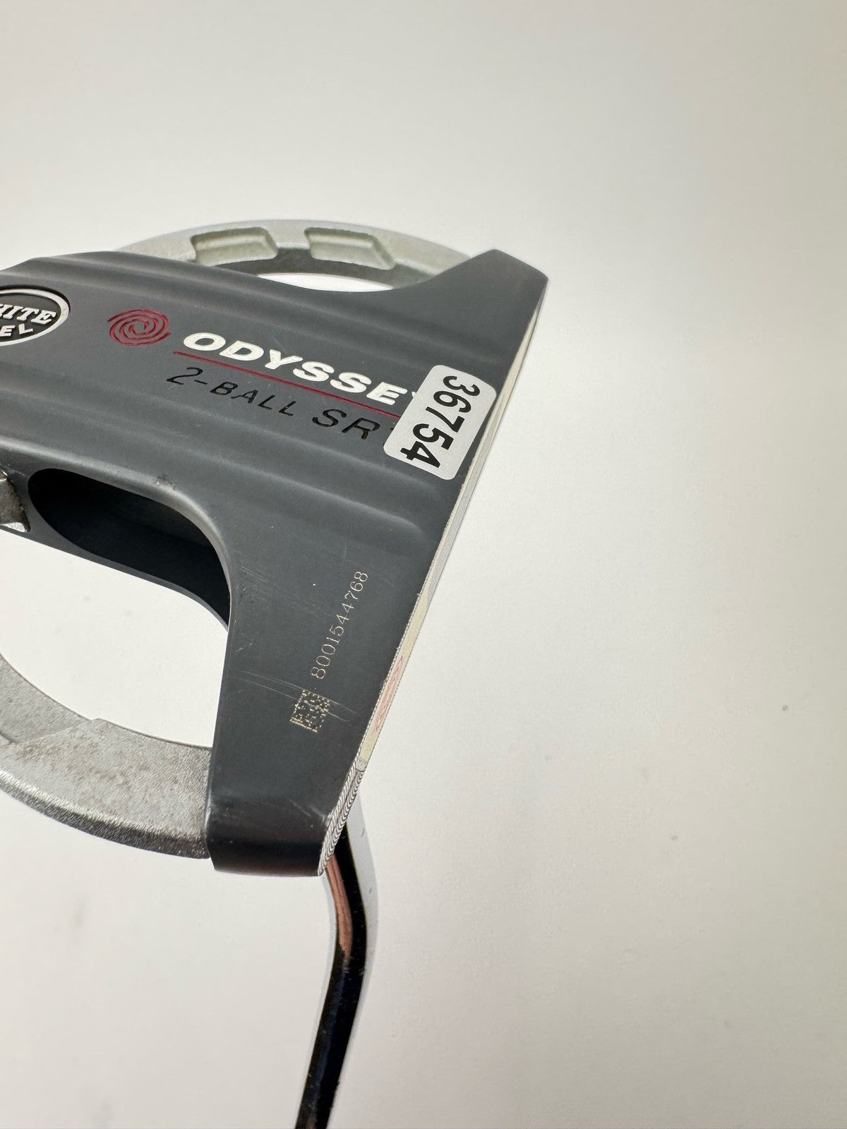 Odyssey White Steel 2-Ball SRT Mallet Putter Steel Shaft Stiff Flex /Left/3675417