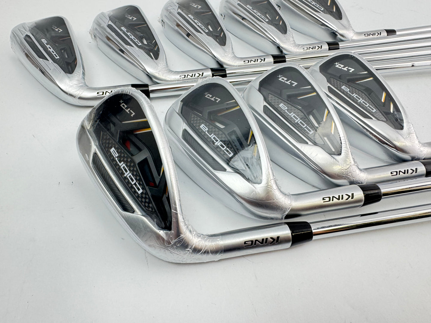 Cobra LTDx Irons Left Handed 4-PW+GW+SW KBS Tour 90 Regular Steel /New /24704