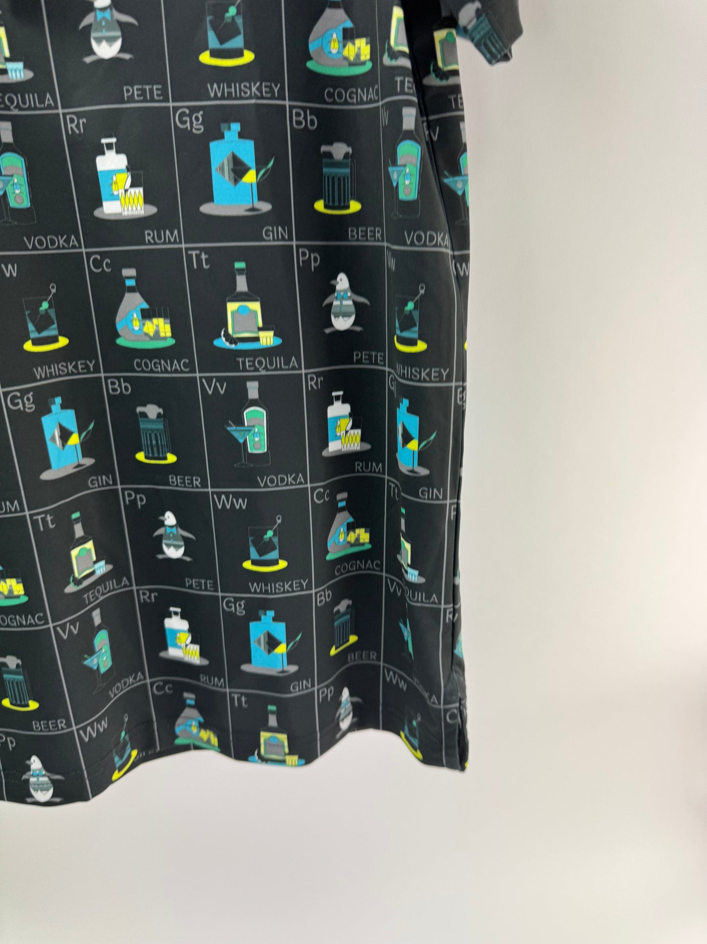 Penguin Golf Polo Penguin Pete Flash Print UK Medium /New /25269