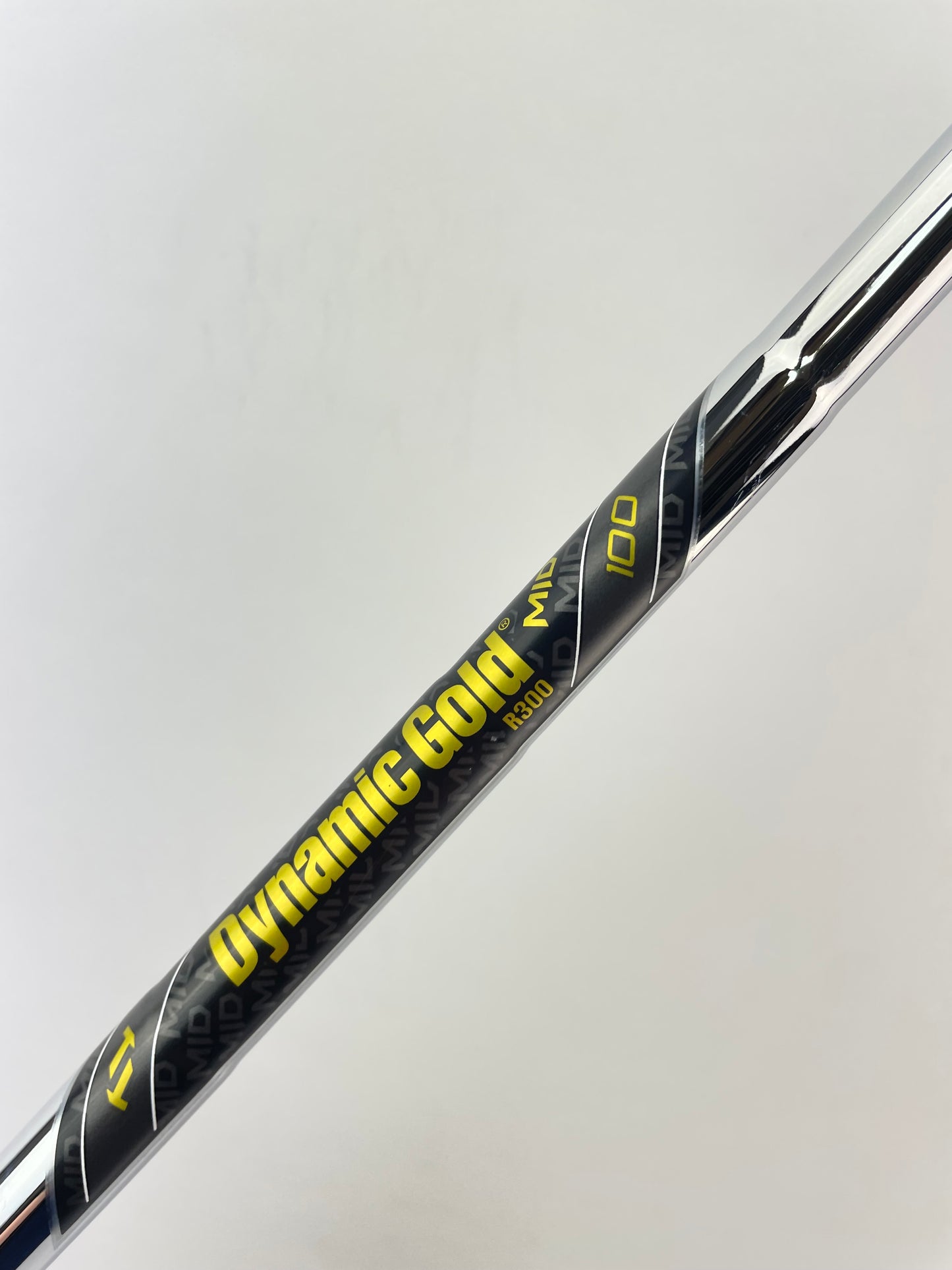 Dynamic Gold Mid 100 Iron Shaft R300 Regular Flex Steel 35.75" /0.355 /23800