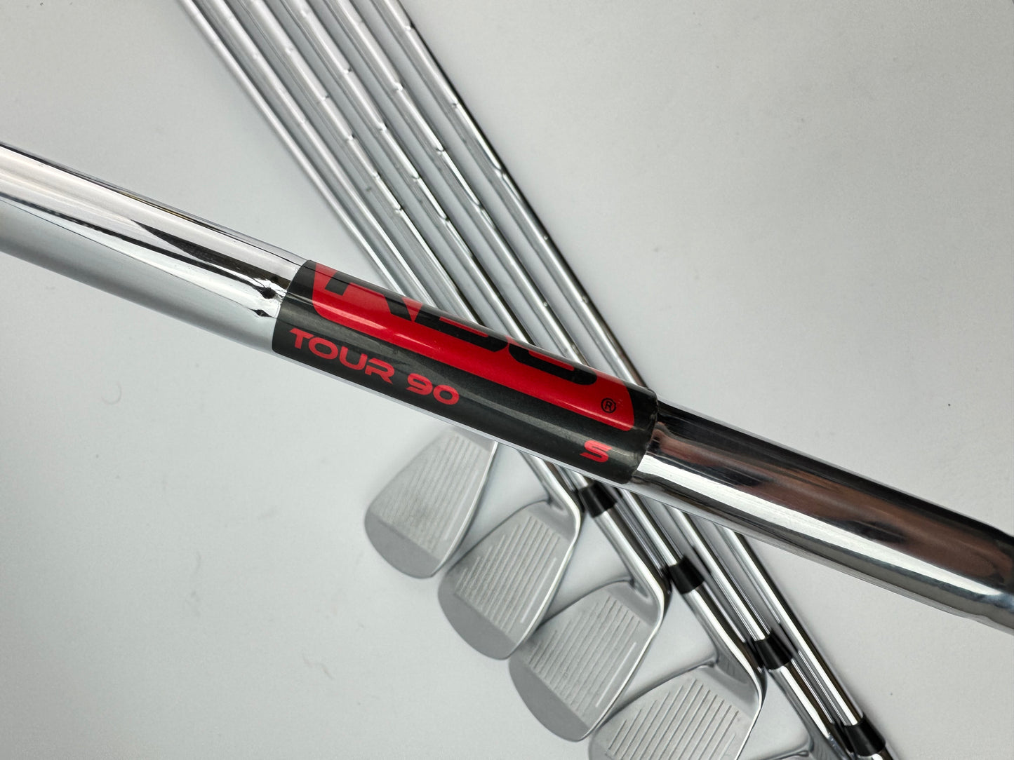 Cobra F9 Irons Speedback 5-SW KBS Tour 90 Stiff Flex Steel /Right /Lamkin /24536