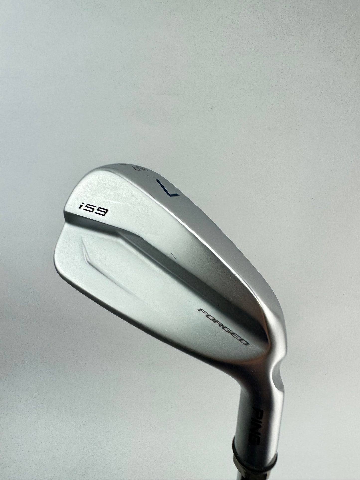 Ping i59 7 Iron Blue Dot AWT 2.0 Regular Flex Steel +1/2” /New Grip /Demo /23612