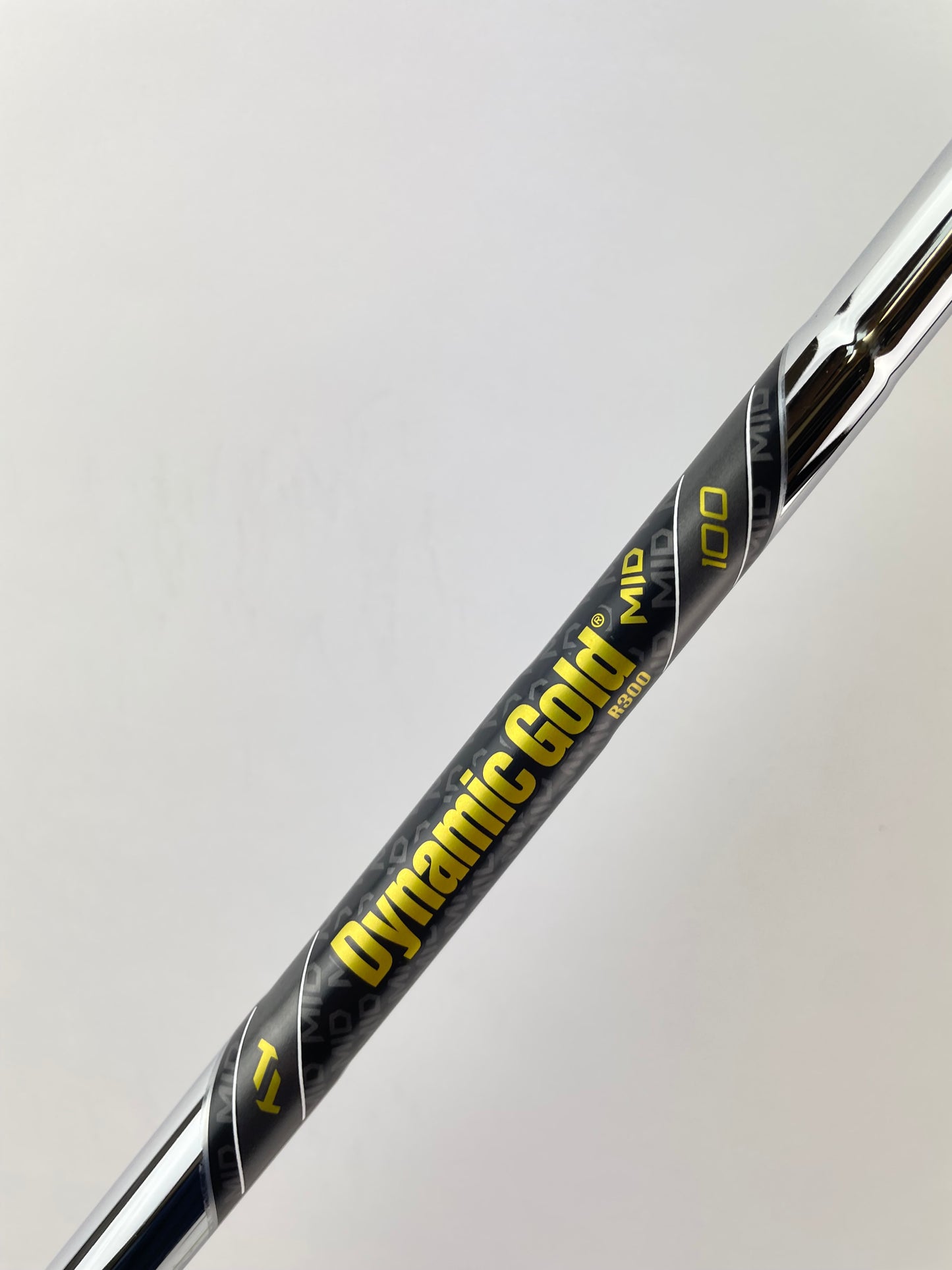 Dynamic Gold Mid 100 Iron Shaft Regular Flex Steel 35.75” /0.355 Tapered /24083