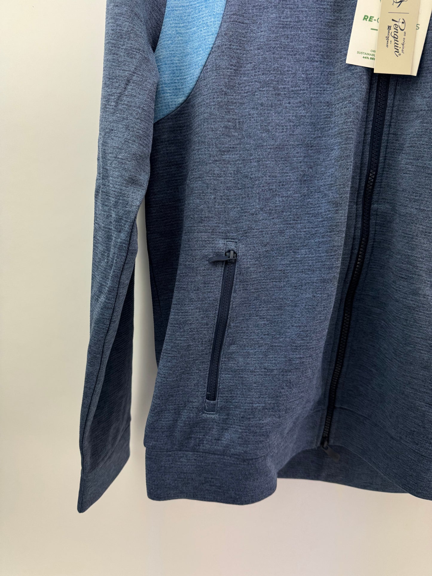 Penguin Golf Mens Bomber Jacket Full Zip 80’s Colourblock UK Small /New /24475