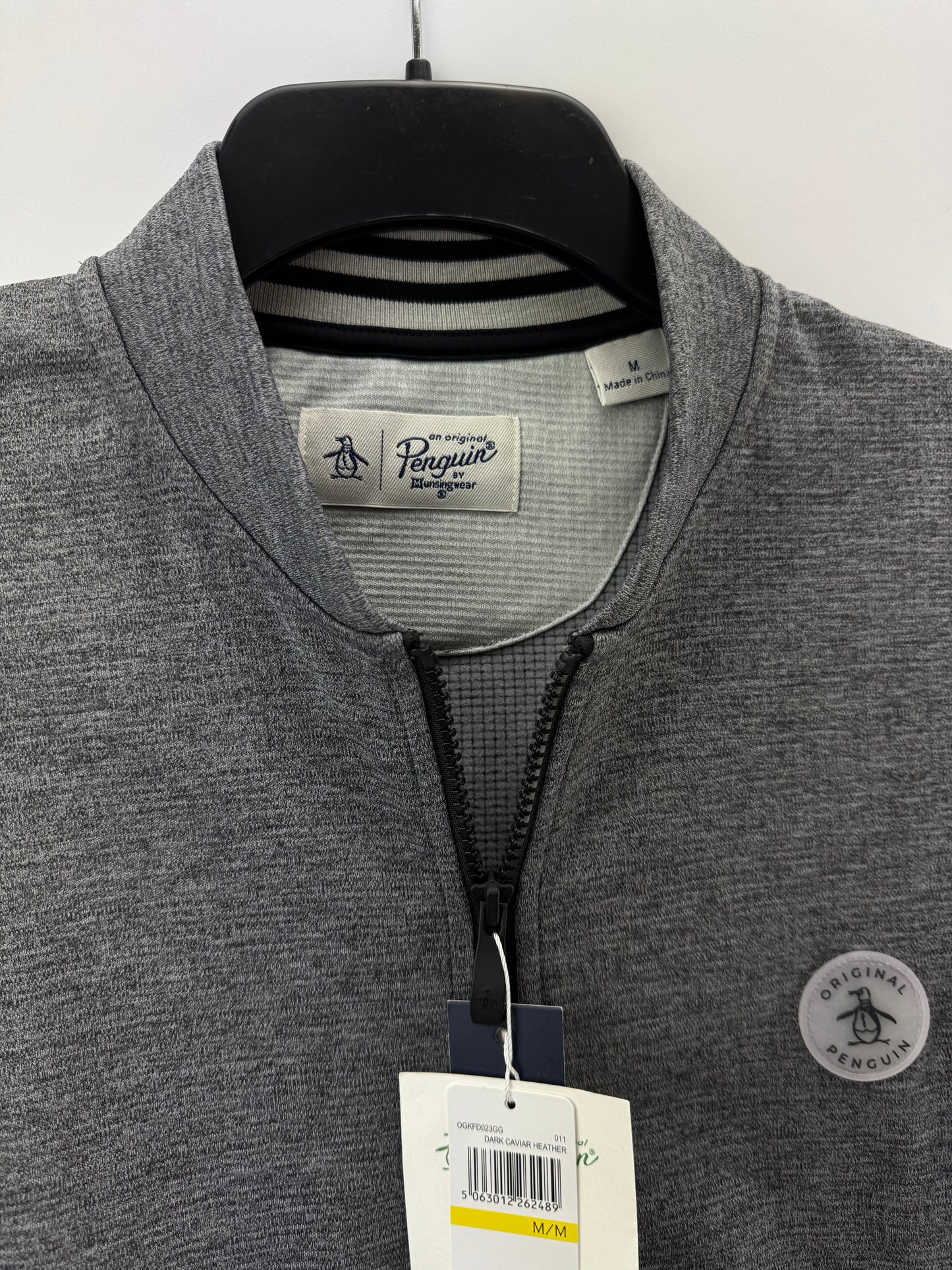 Penguin Golf Mens Bomber Jacket Full Zip 80’s Colourblock UK M /New /23727