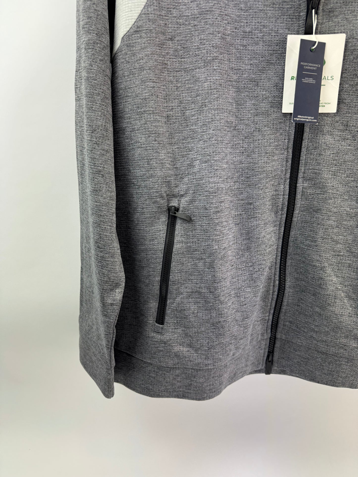 Penguin Golf Mens Bomber Jacket Full Zip 80’s Colourblock UK XL /New /23283