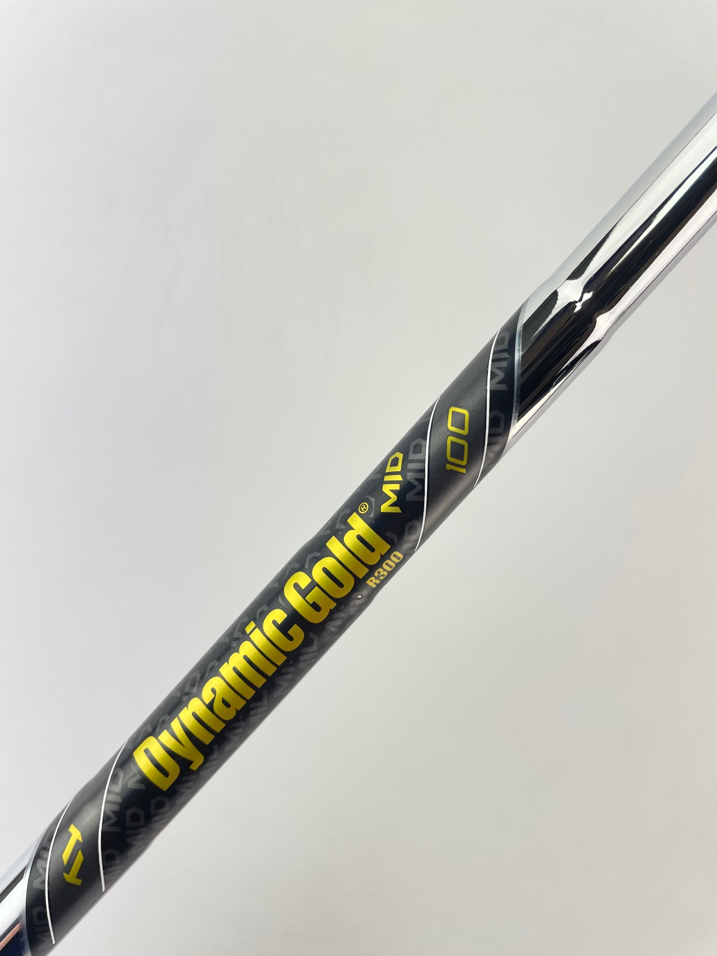 Dynamic Gold Mid 100 Iron Shaft R300 Regular Flex Steel 35.75" /0.355 /23800
