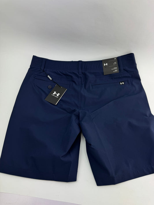Under Armour Golf Shorts Drive Taper W34” /9” Inseam /Navy /New /24639