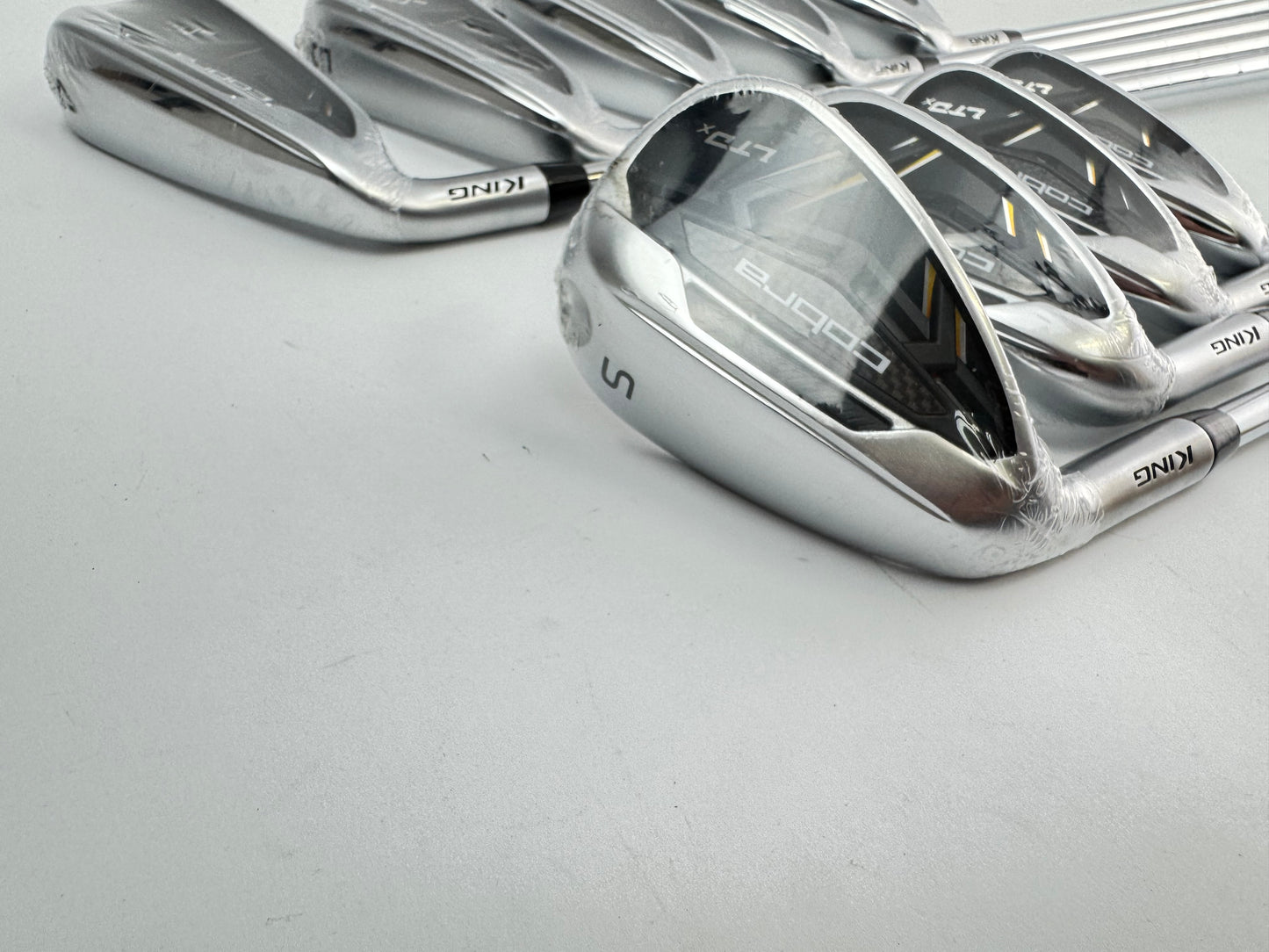 Cobra LTDx Irons Left Handed 4-PW+GW+SW KBS Tour 90 Regular Steel /New /24704