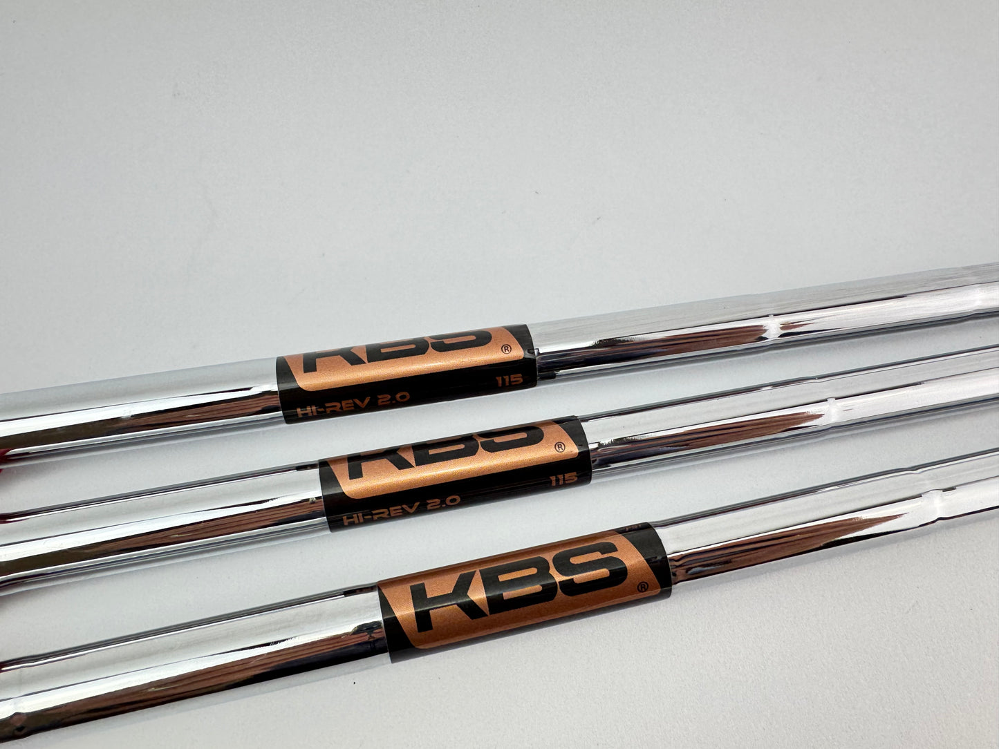 KBS Hi-Rev 2.0 Wedge Shaft Set (3) 115 Wedge Flex Steel 0.355 Tapered /27625