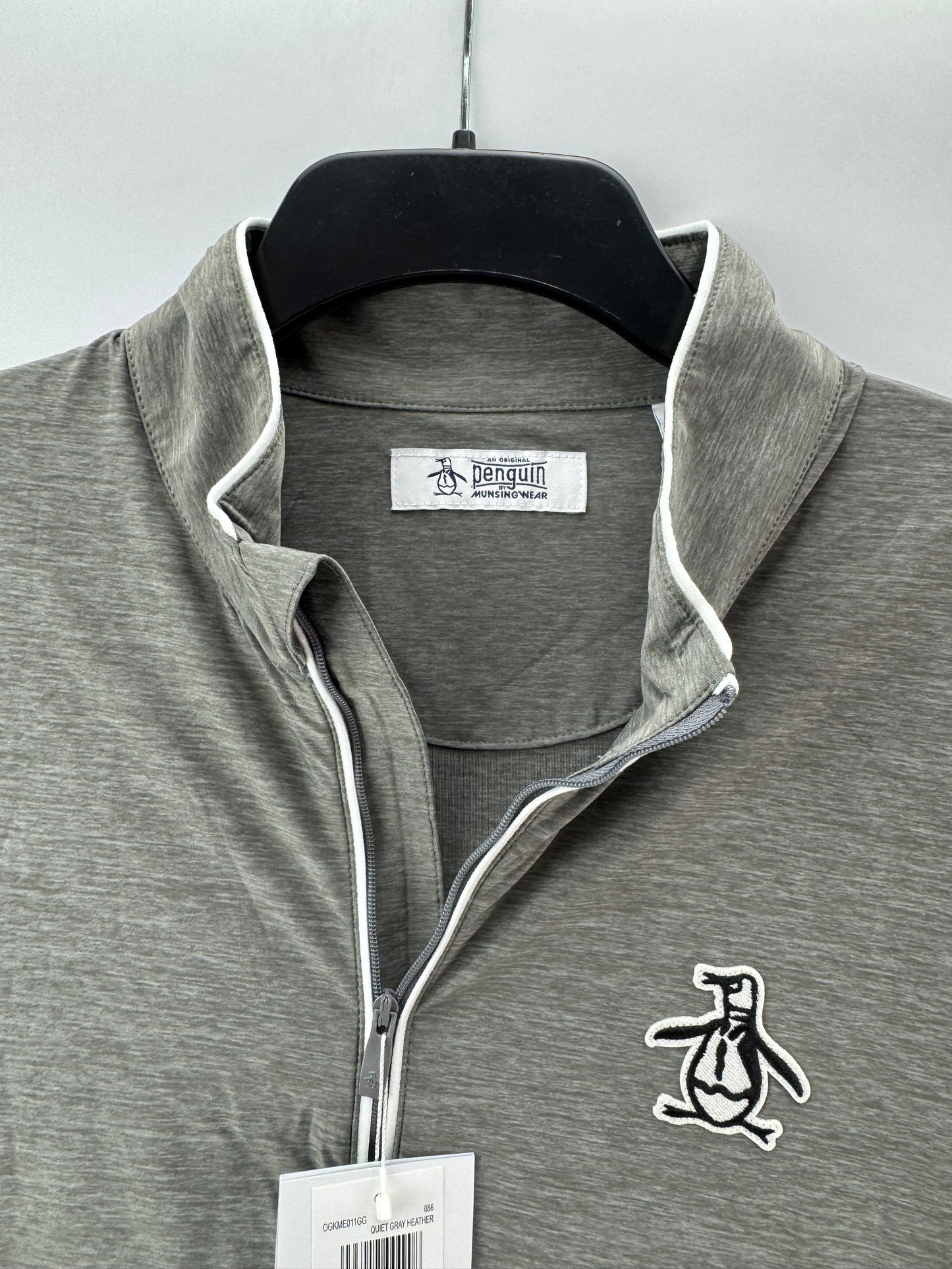 Original Penguin Golf Performance 1/4 Zip Earl Pullover Lightweight UK XL /25223