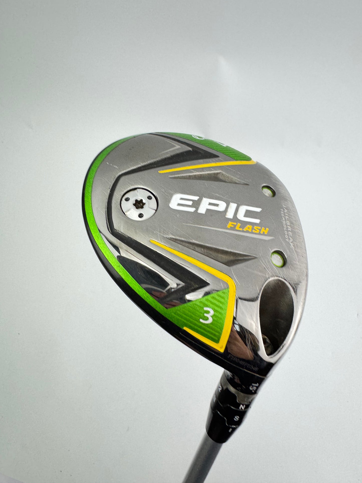 Callaway Epic Flash 3 Wood 15* Aldila Ascent 50 Senior Graphite /Right /27814