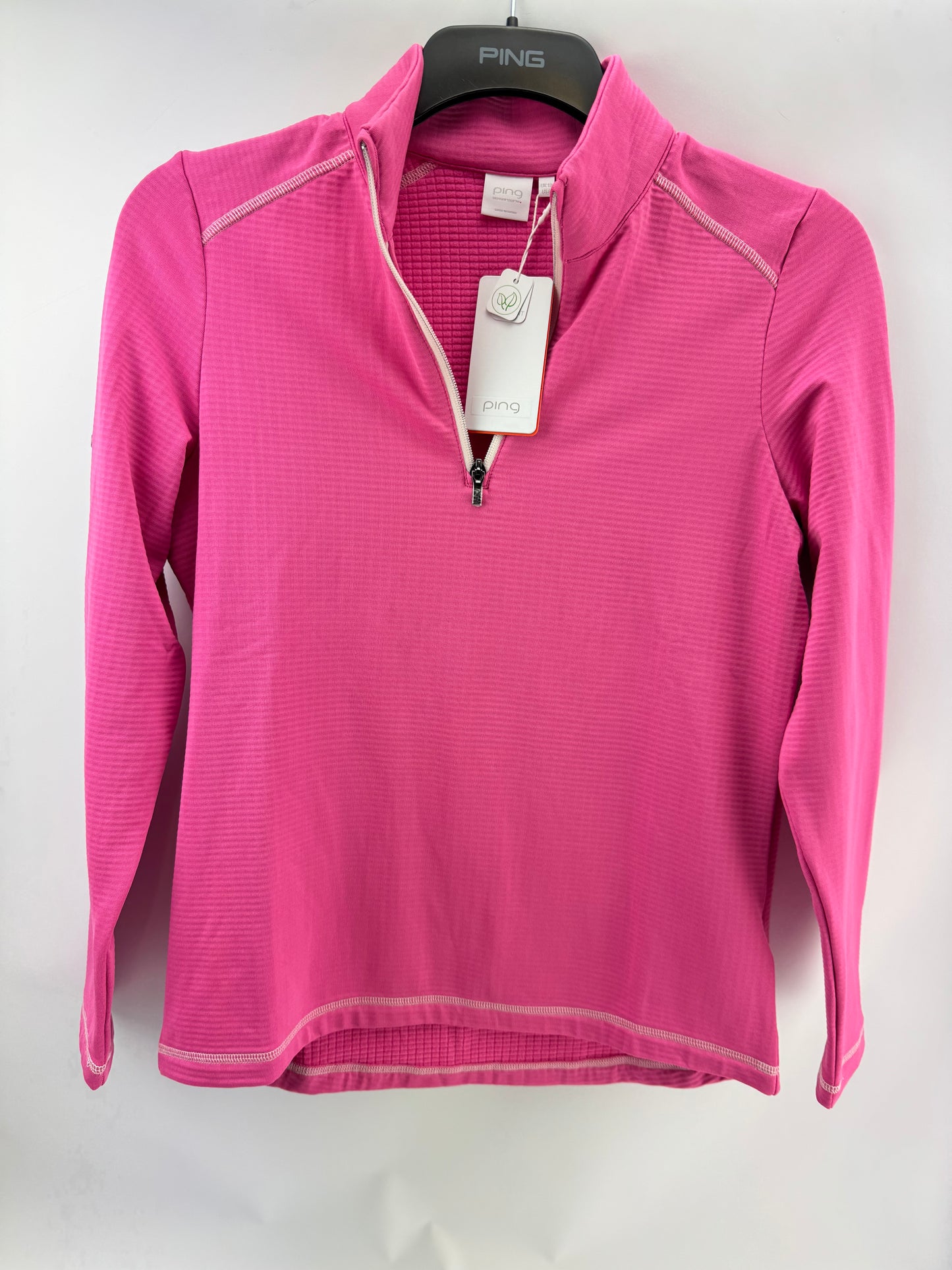 Ping Golf Women’s Pullover Midlayer Sonya 1/2 Zip UK 12 /Pink /New /22190
