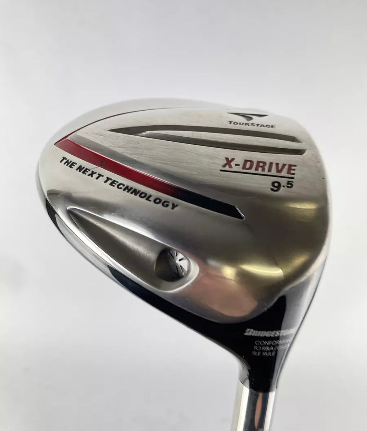 Bridgestone X-Drive Driver 9.5* Matrix Red Tie X Flex Graphite /New Grip /14663