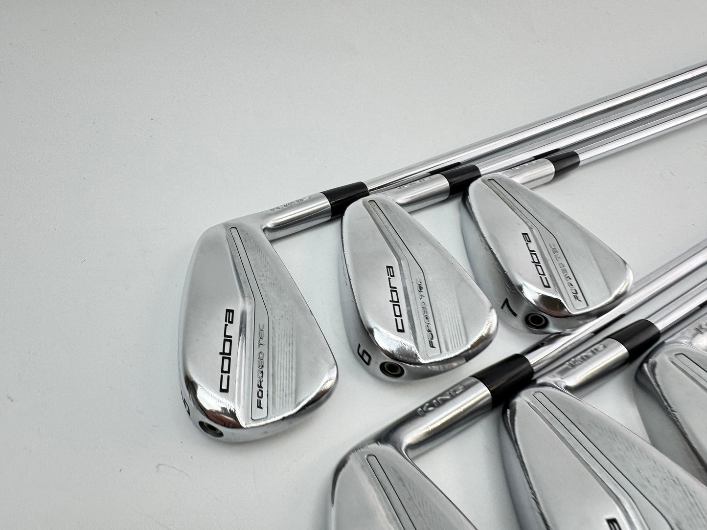 Cobra Forged Tec Irons 5-PW KBS $-Taper 110 Regular Steel /New Grips /26997
