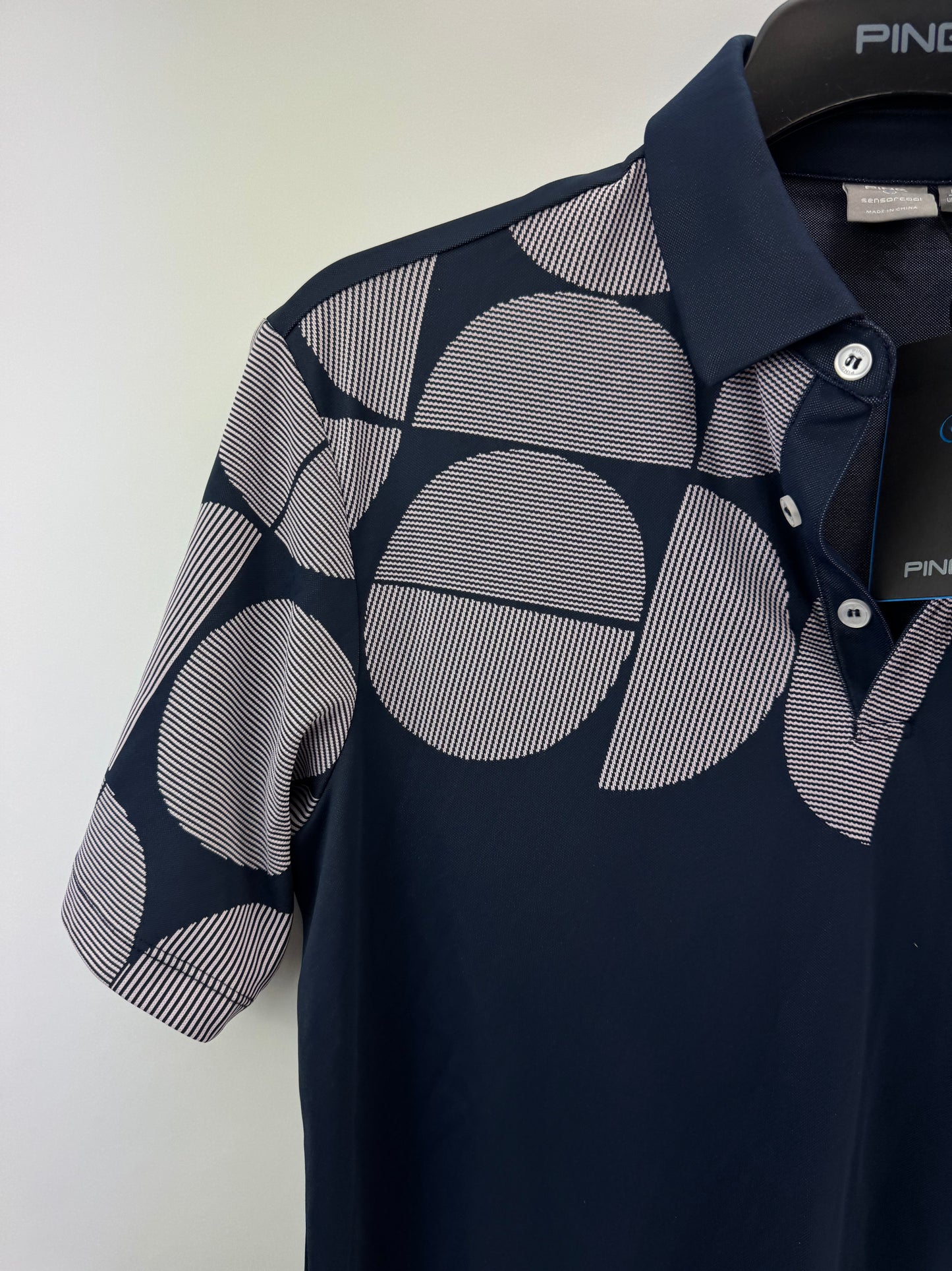 Ping Golf Mens Polo Shirt Elevation /Navy /UK Medium /New /22314
