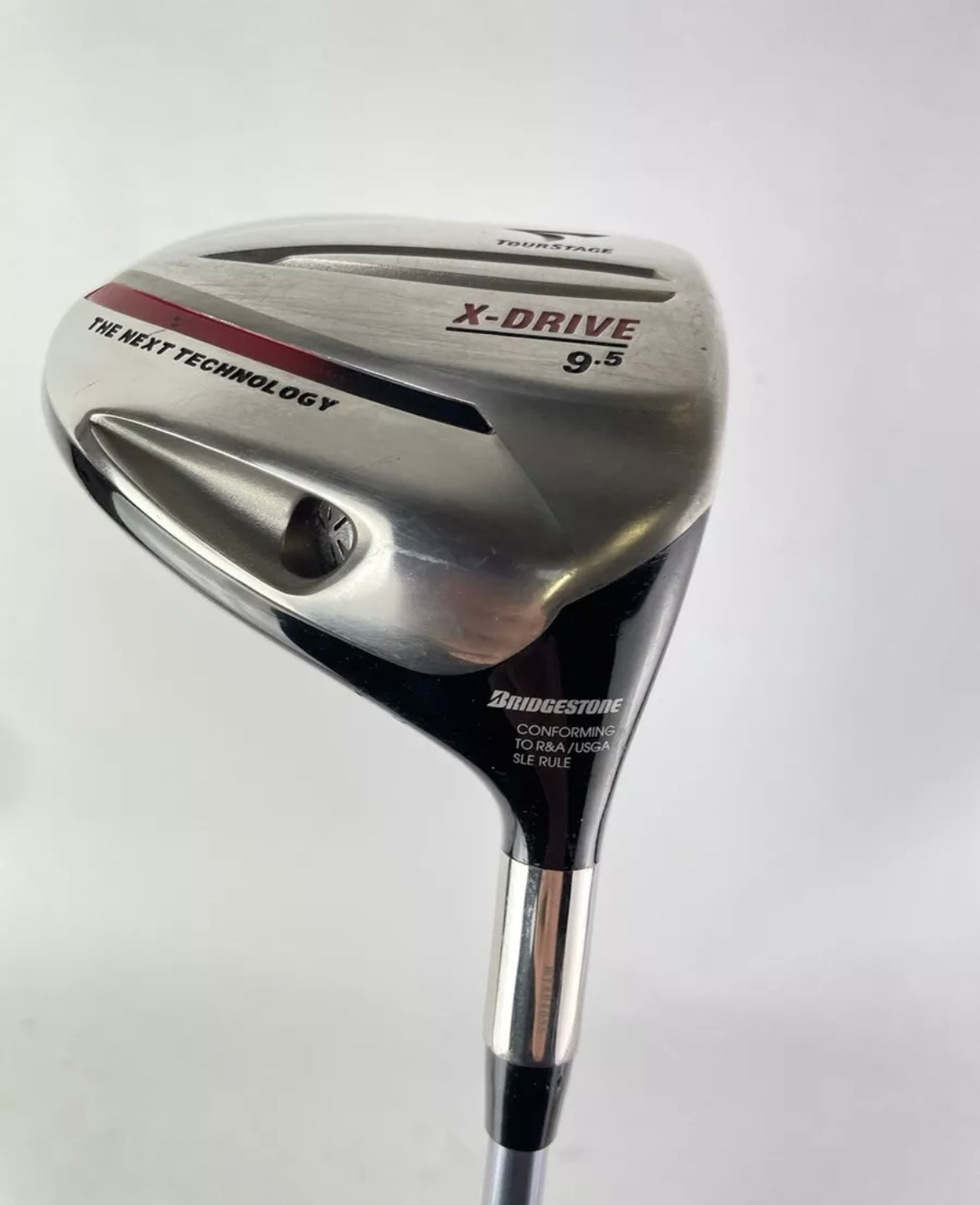 Bridgestone X-Drive Driver 9.5* Matrix Red Tie X Flex Graphite /New Grip /14663