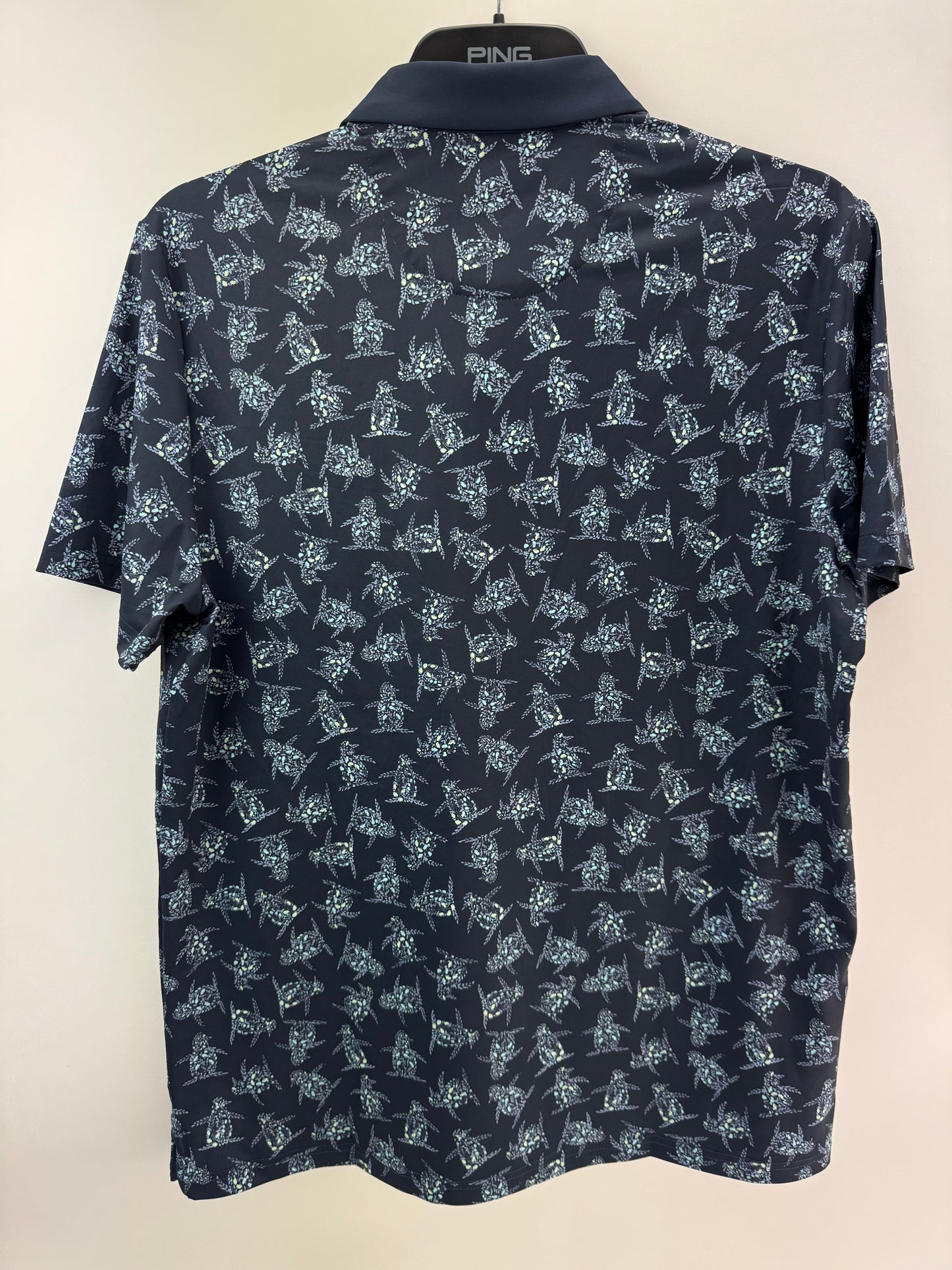 Penguin Golf Polo Penguin Pete Floral UK Medium /Navy /New /25629