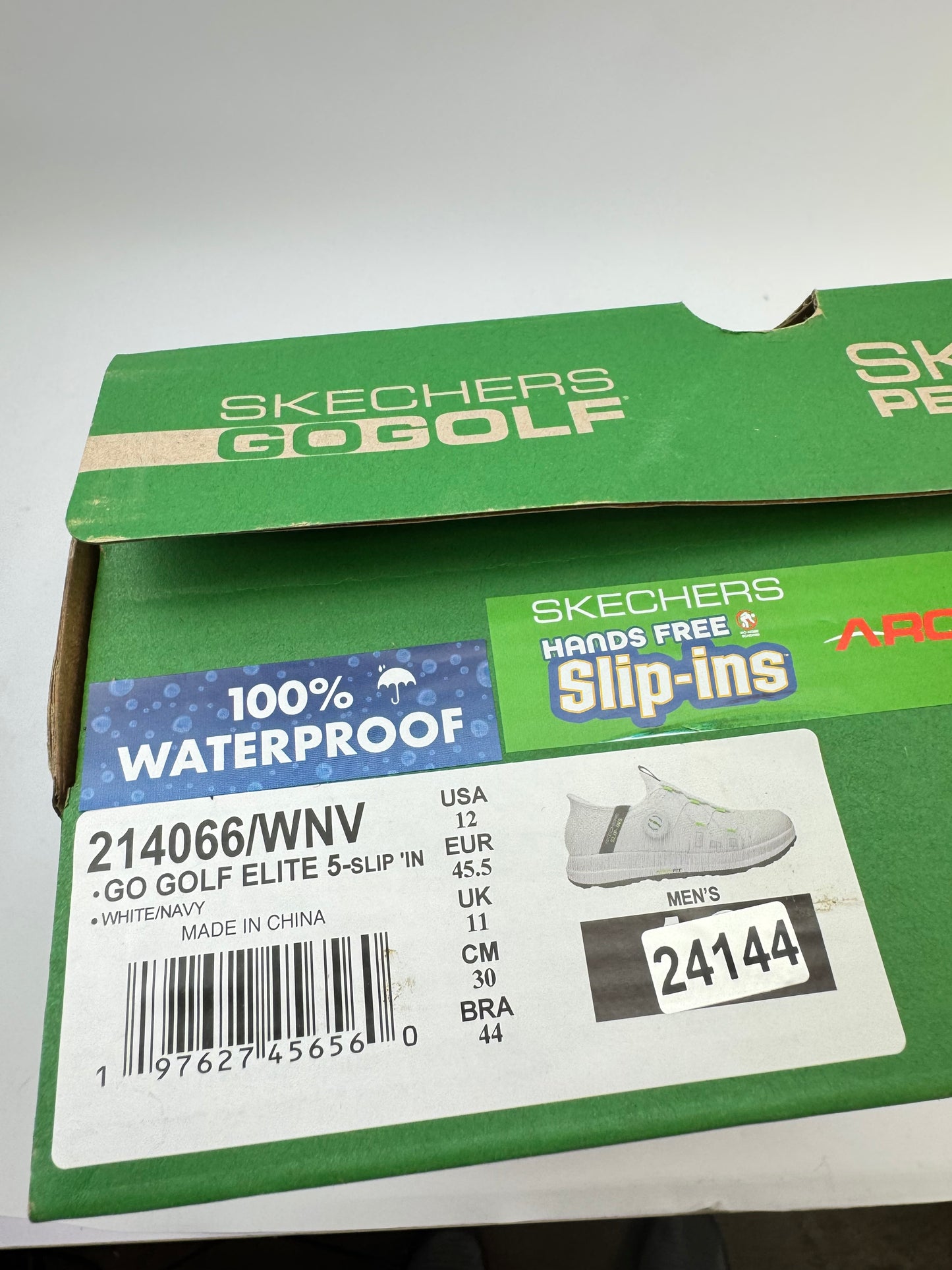 Skechers Go Golf Elite 5 Slip In Golf Shoes Waterproof Twist Fit /UK 11 /24144