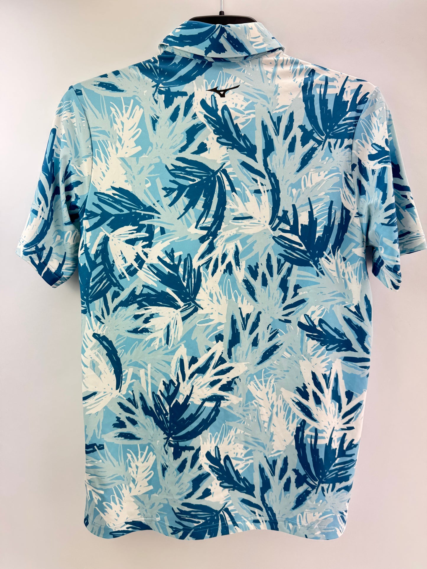 Mizuno Golf Polo Shirt Mens Cali Cool /Air Blue /UK Small /New /23720