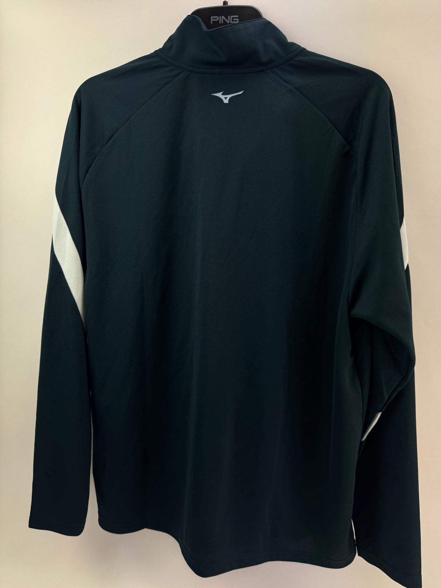Mizuno Golf 1/4 Zip Pullover Drop Thermal /Navy /UK XXL /New /23710