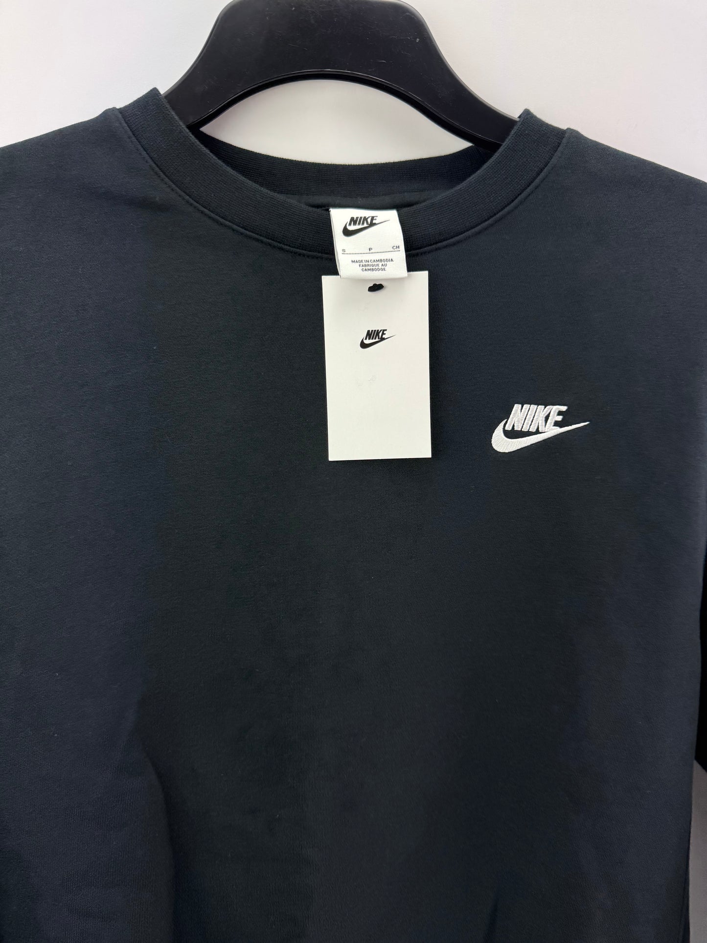 Nike Golf Club Crew Pullover Fleece Jumper UK Small /Black /New /24027