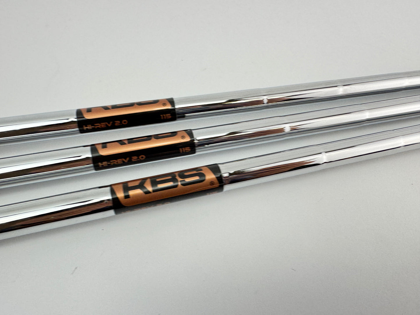 KBS Hi-Rev 2.0 Wedge Shaft Set (3) 115 Wedge Flex Steel 0.355 Tapered /27625