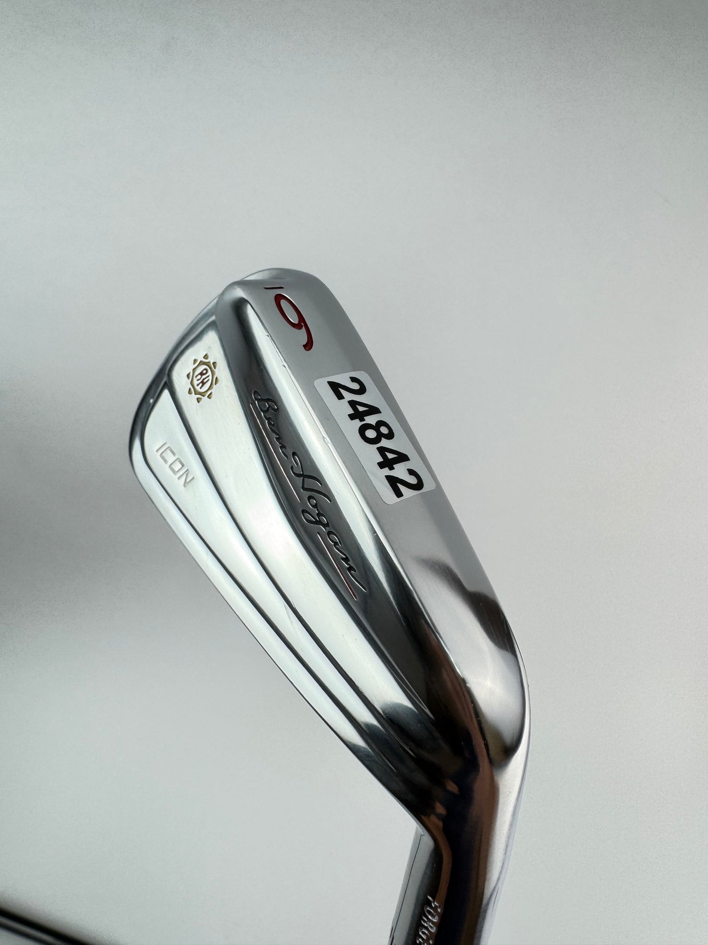 Ben Hogan Icon 6 Iron Forged KBS R300 Regular Flex Steel /Right Handed /24842