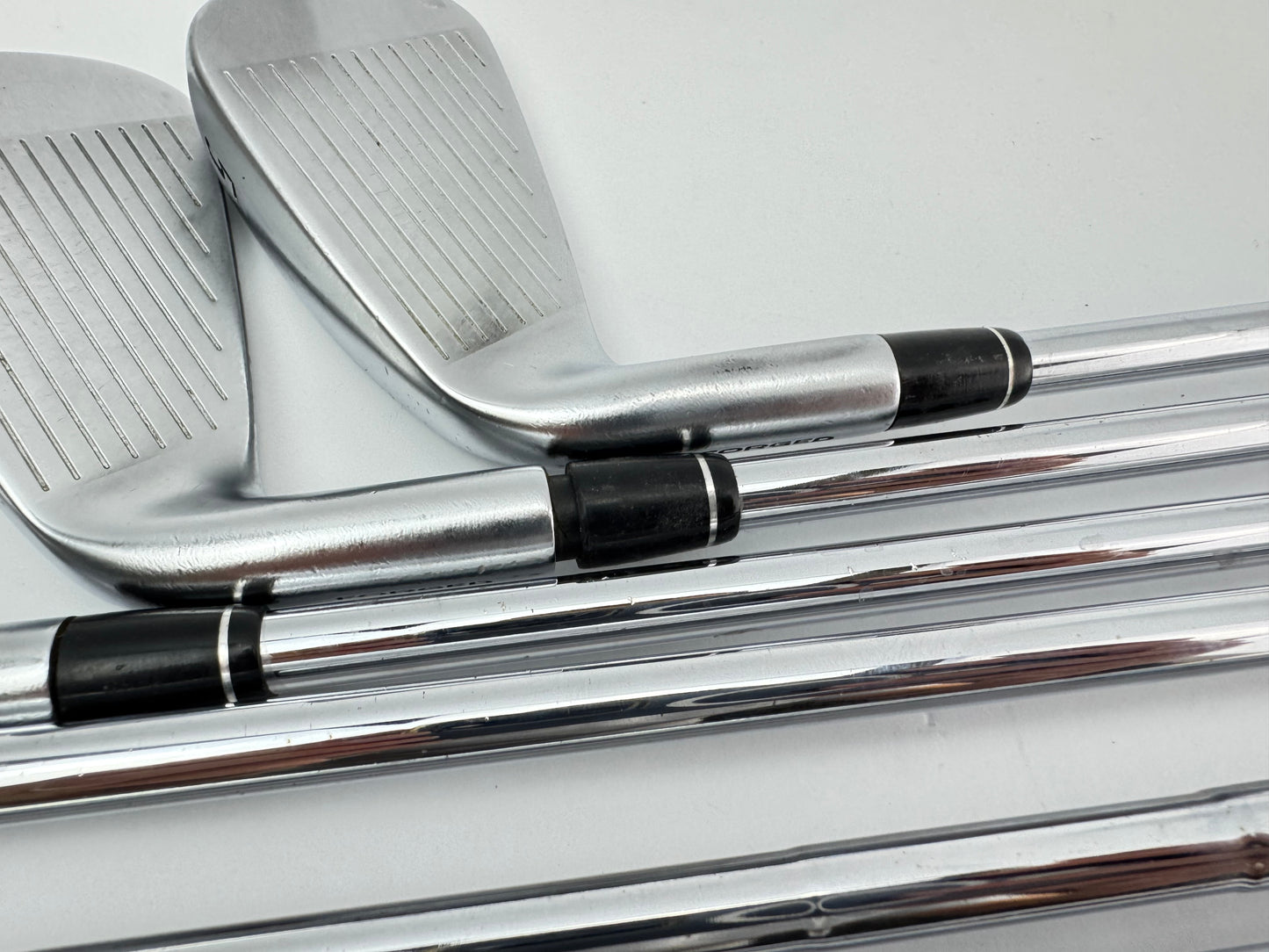Callaway Apex 21 Irons 5-PW Elevate ETS 115 Stiff Flex Steel /New Grips /26217