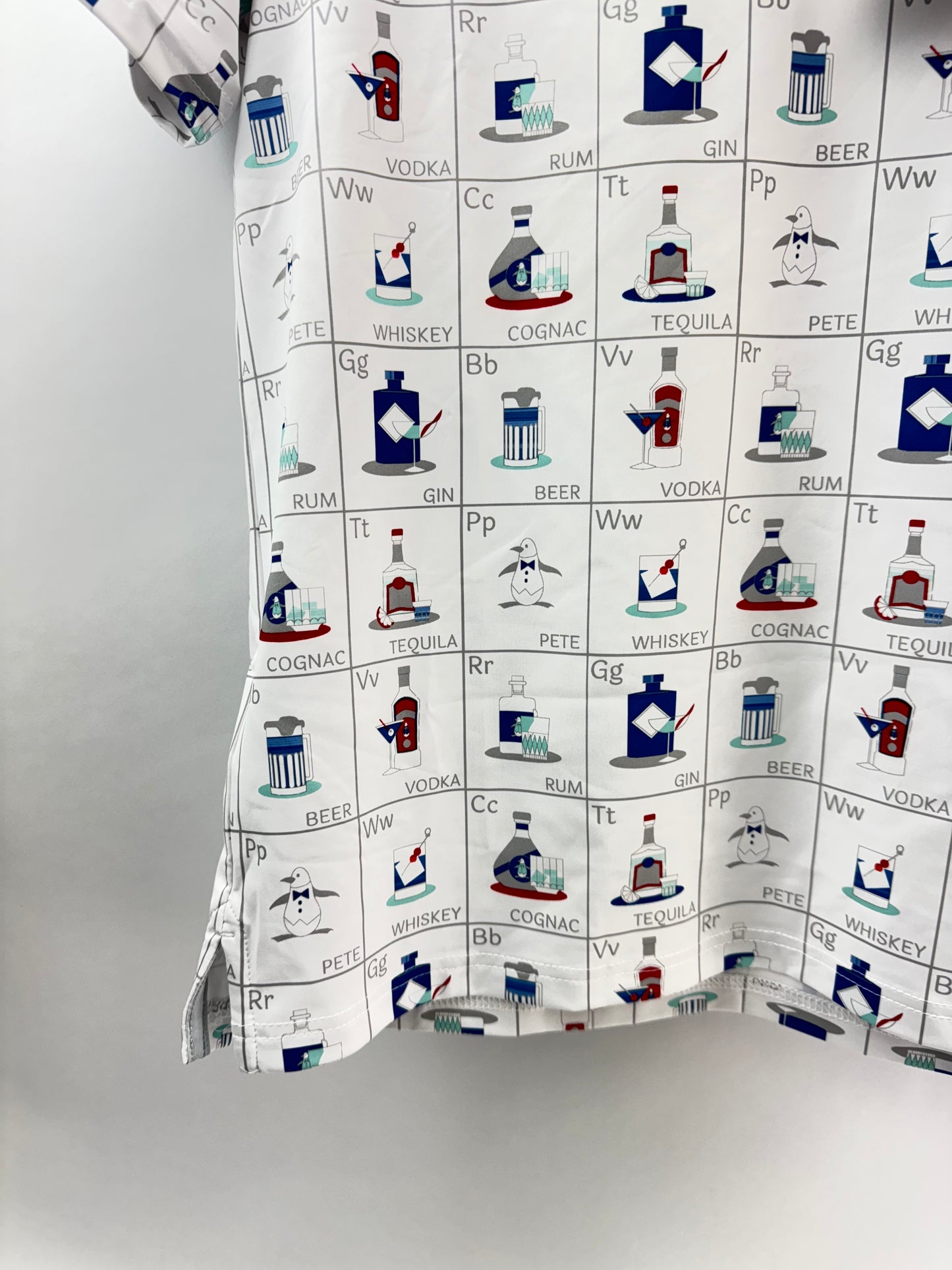 Penguin Golf Flash card Polo Shirt Cam Smith UK S (20” Pit) /23725