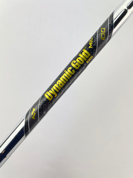 Dynamic Gold Mid 100 Iron Shaft R300 Regular Flex Steel 35.75" /0.355 /23800