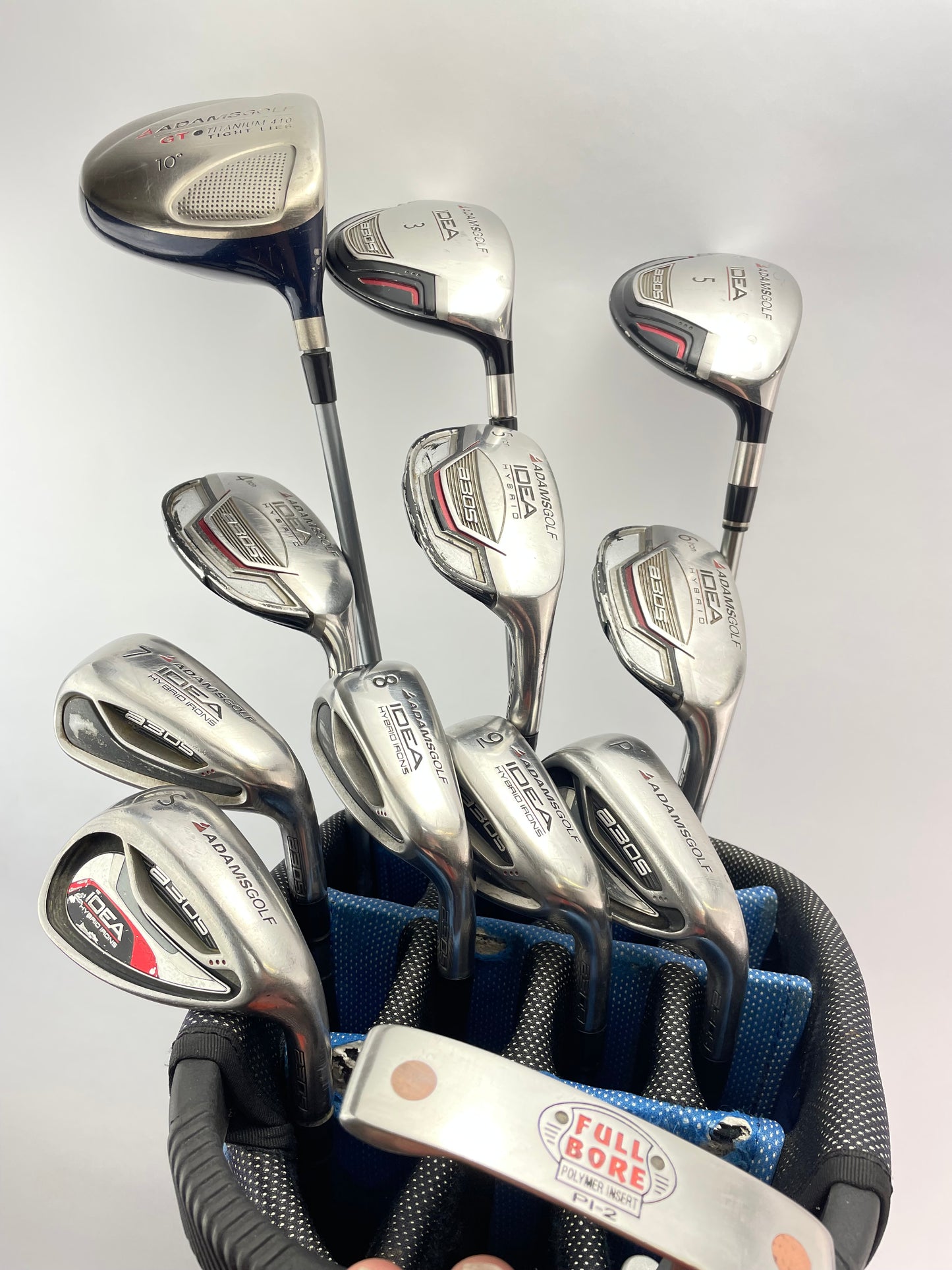 Adams Idea Package Set 12 Clubs Senior Flex Graphite /Right /Cart Bag /26848