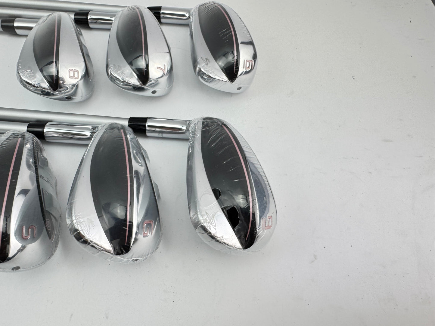 Cobra T-Rail Ladies Irons 6-9,GW+SW Women’s Graphite /Left Handed /New /24545