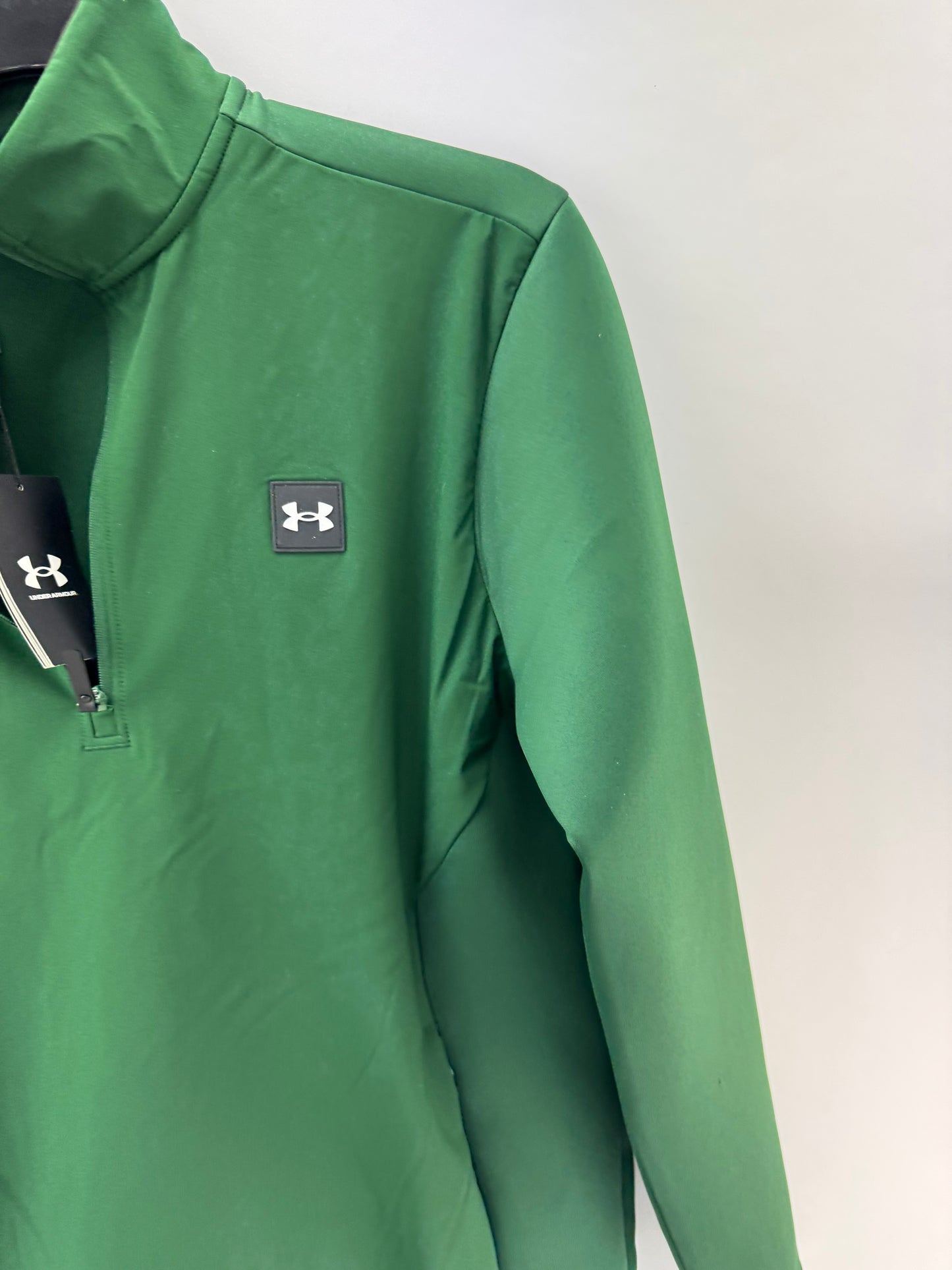 Under Armour Drive Pro Pullover Storm Hybrid 1/2 Zip UK Medium /Green /24972